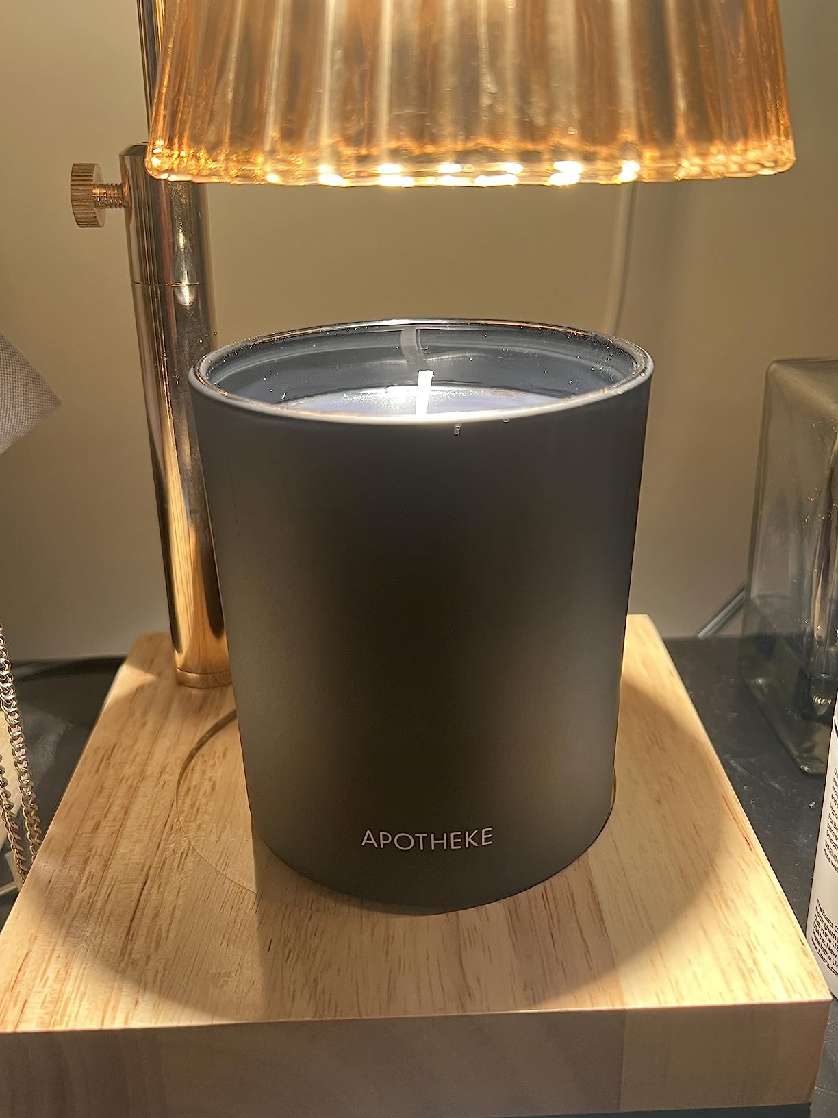 Apotheke Signature Scented Candles for Home, Charcoal - 10.5 Oz customer photo 2