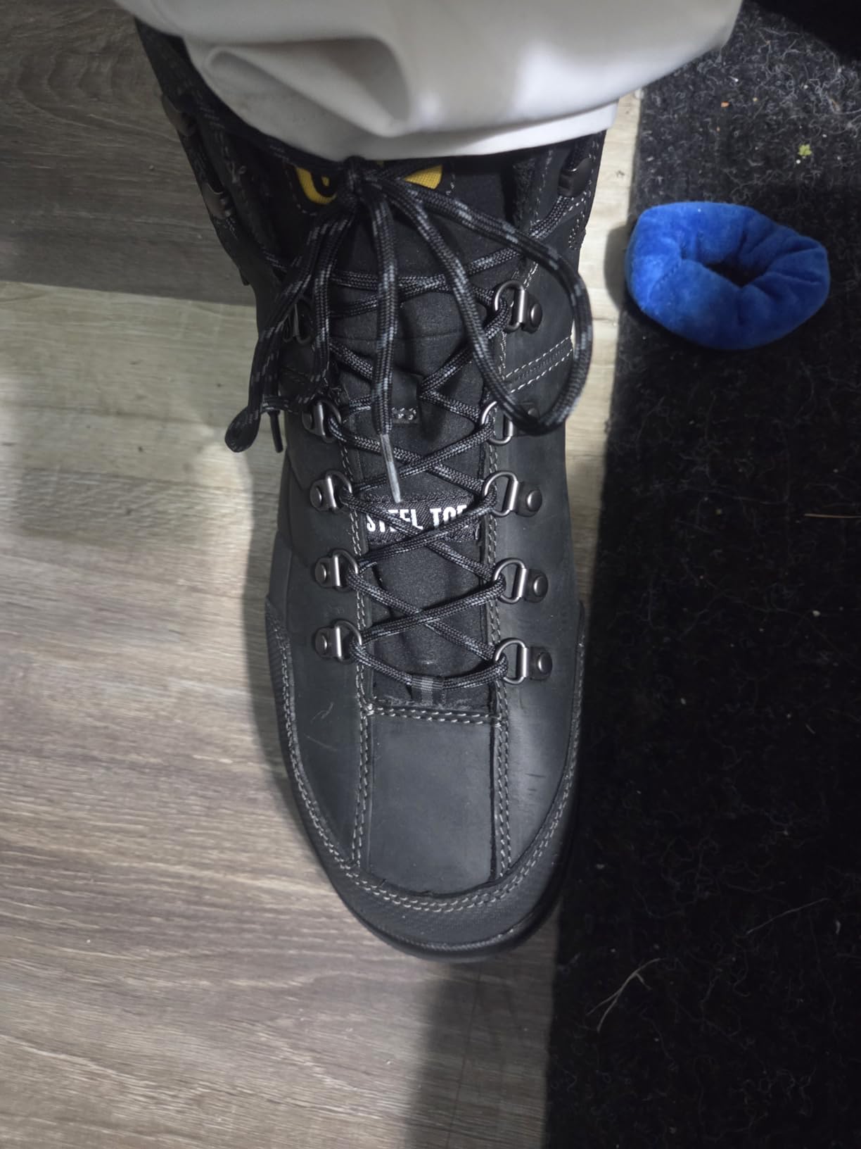 CAT Men’s Threshold Waterproof Steel Toe Work Boot customer photo 2