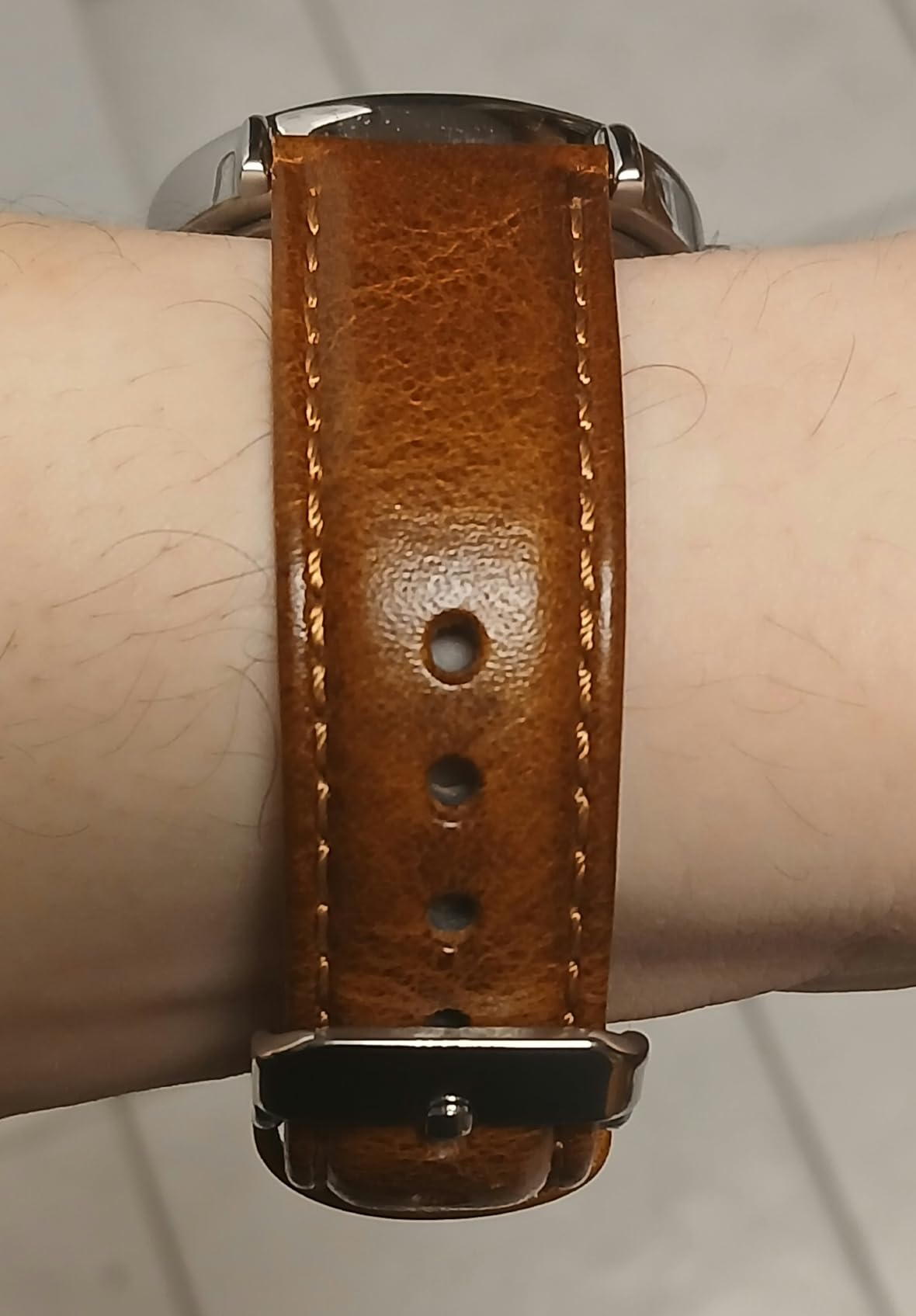 Fullmosa 12/14/16/18/19/20/21/22/24mm Quick Release Leather Watch Band customer photo 1