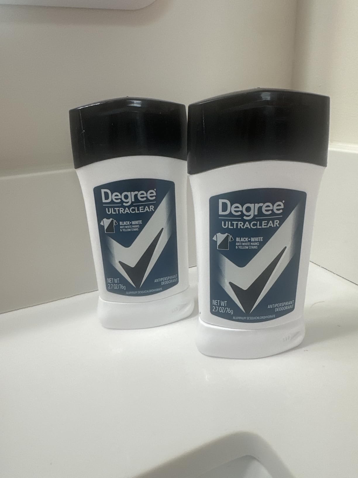 Degree Men UltraClear Antiperspirant Black + White Sweat & 4 Count 2.7 oz customer photo 1
