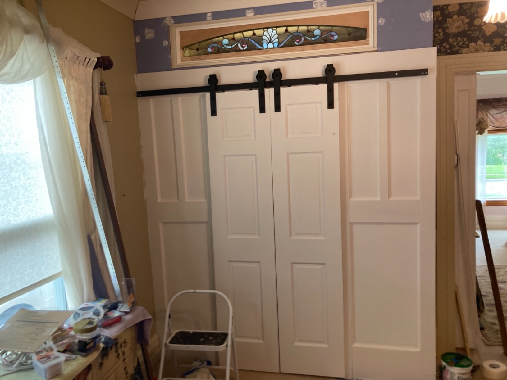 Kimberly Bay 6-Panel Solid Pine Unfinished Interior Door Slab (18x80) customer photo 2