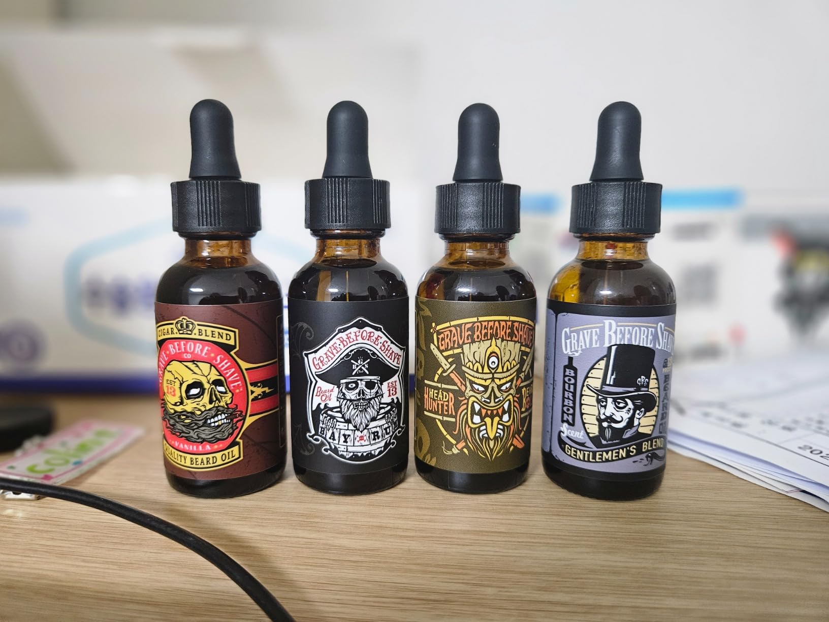 Grave Before Shave Beard Oil (Cigar Blend) 4 oz. Bottle customer photo 1