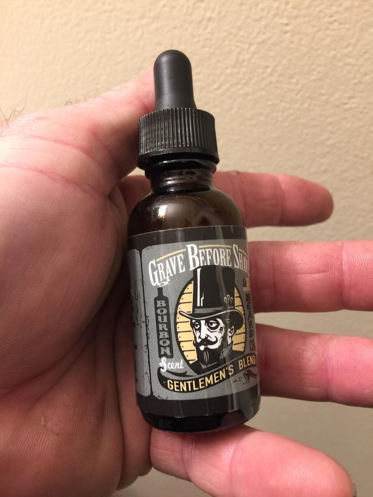 Grave Before Shave Beard Oil (Cigar Blend) 4 oz. Bottle customer photo 2