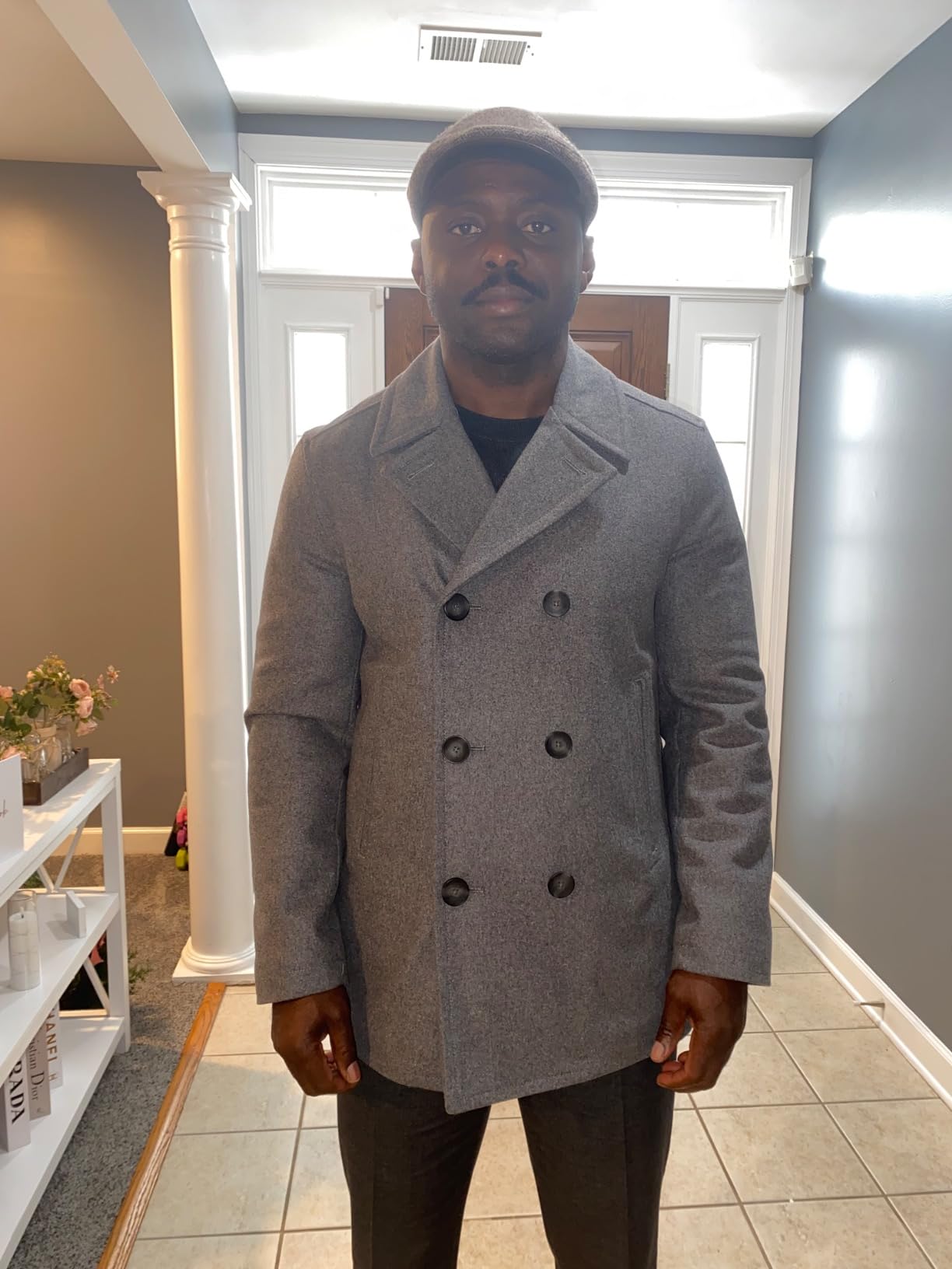 Nautica Men's Wool Blend Peacoat – Double-Breasted Winter Coat, Regular, Big & Tall Sizes customer photo 1