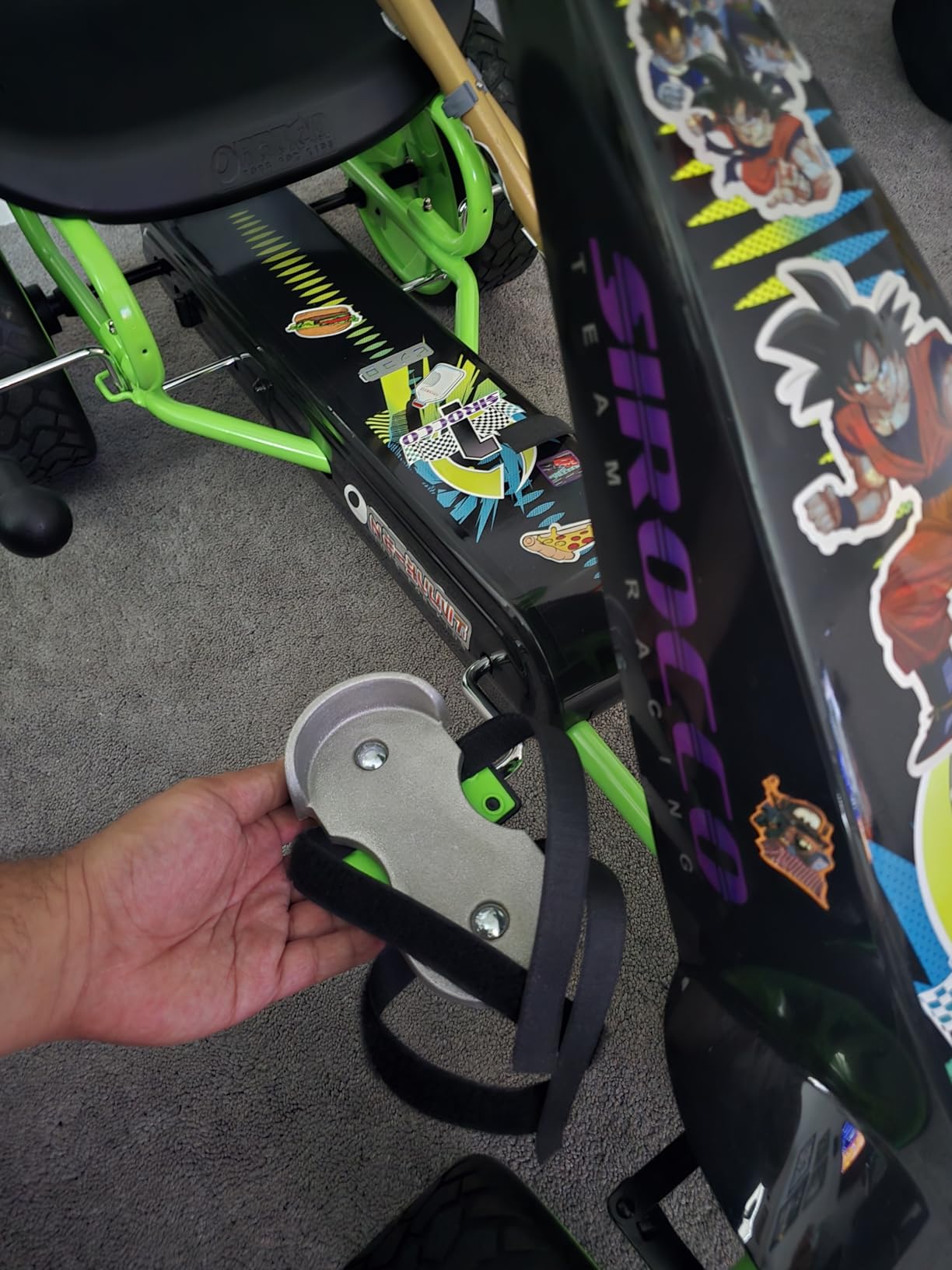 hauck Sirocco Go Kart Kids Pedal Racing Ride-On for Ages 4-12, Pink customer photo 1