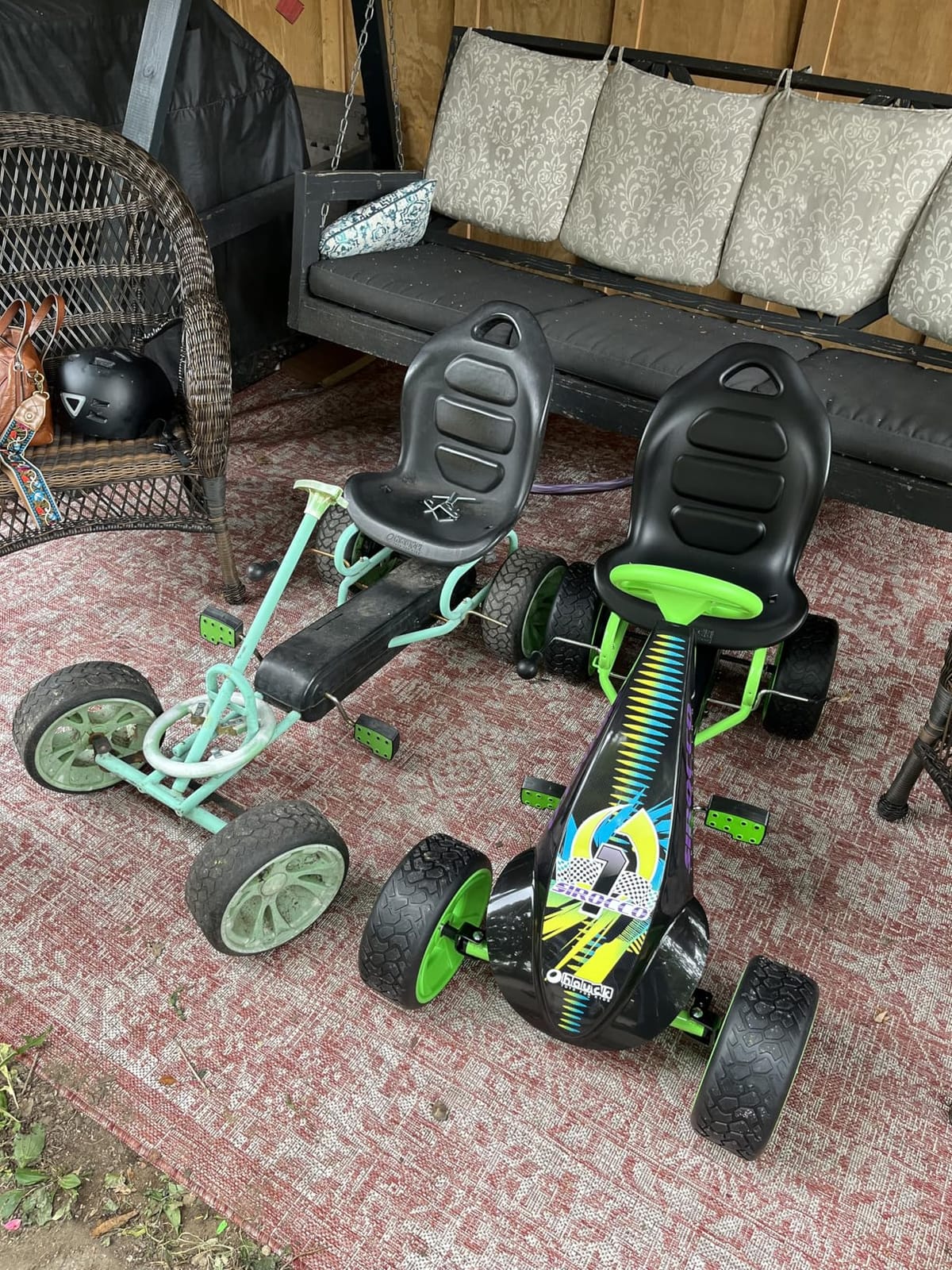 hauck Sirocco Go Kart Kids Pedal Racing Ride-On for Ages 4-12, Pink customer photo 2
