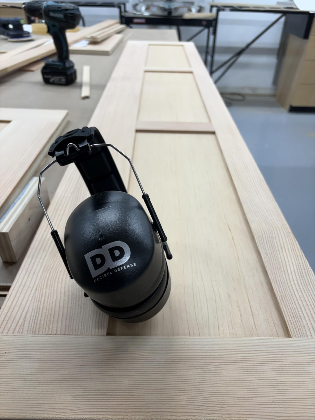 DECIBEL DEFENSE Ear Protection, 37 dB NRR Ear Muffs (HI-VIZ ORANGE) customer photo 2