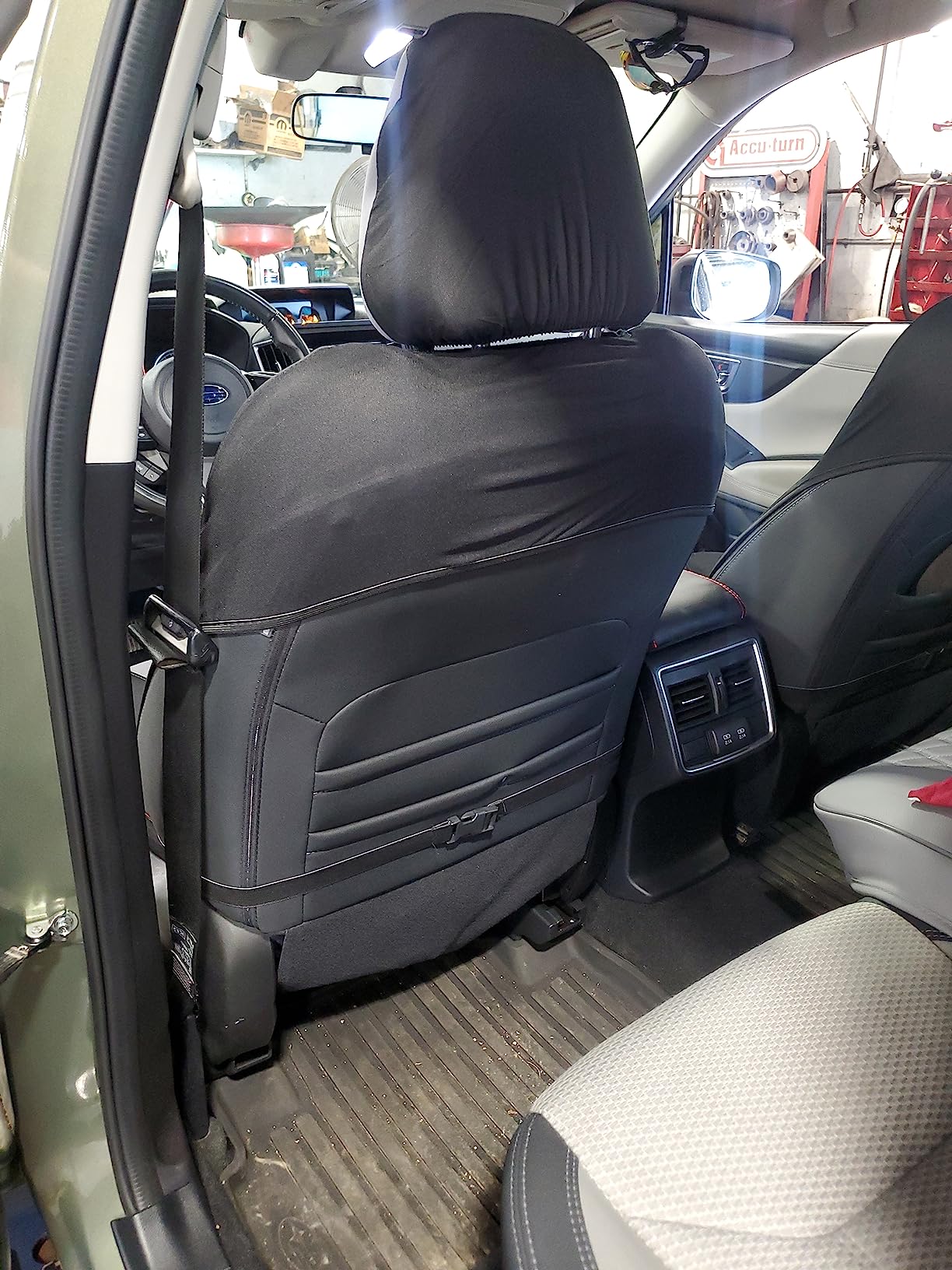Motor Trend AquaShield Waterproof Front Seat Covers, Gray Seat Covers for Cars – Neoprene Front Car Seats Cover, SUV Seat Covers Protector - Car Interior Cover for Auto, Trucks, & Dog Owners customer photo 1