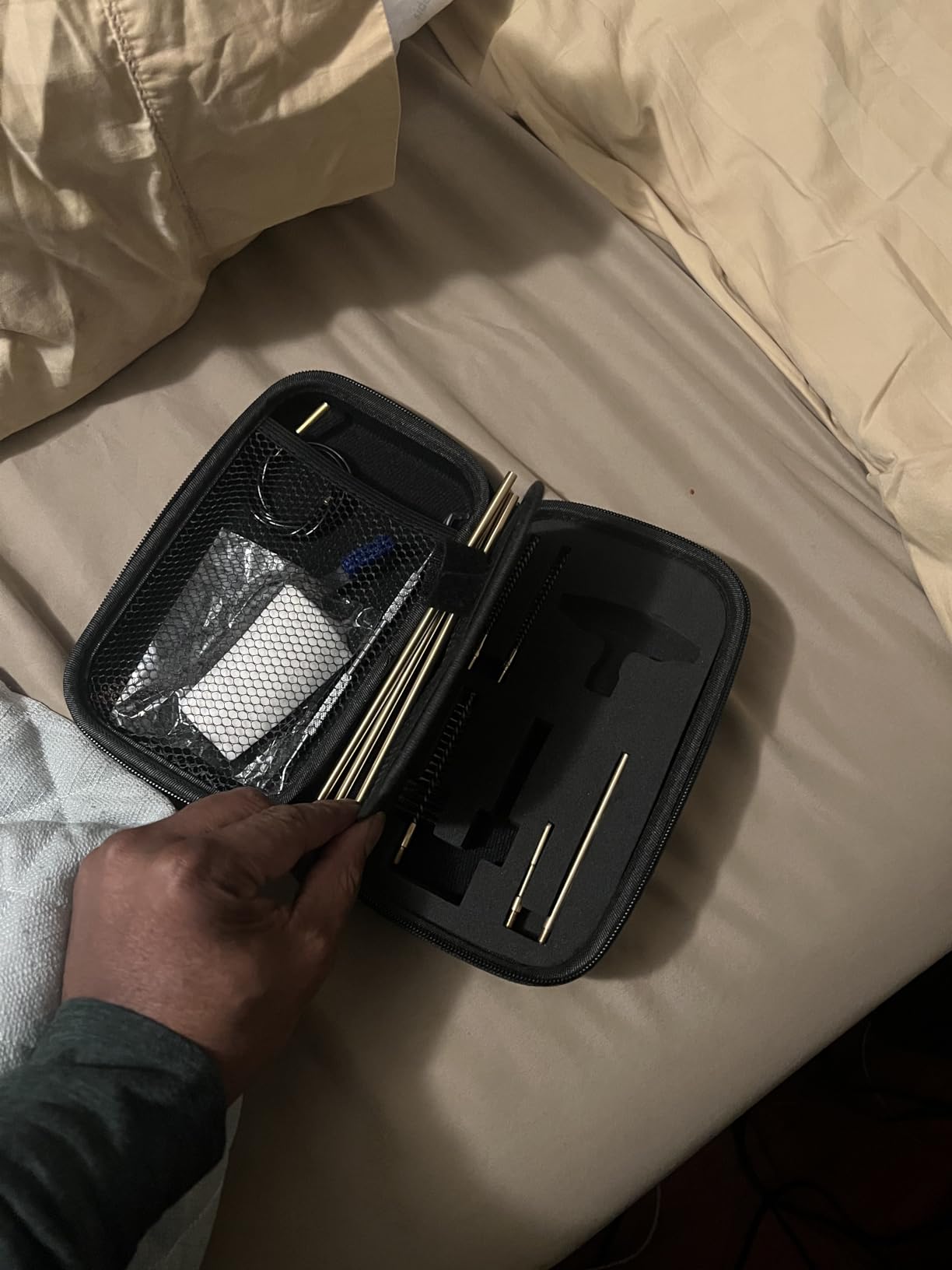 Pro .223/5.56 Cleaning Kit with Bore Chamber Brushes Cleaning Pick Kit, Brass Cleaning Rod in Zippered Organizer Compact Case BOOSTEADY customer photo 1