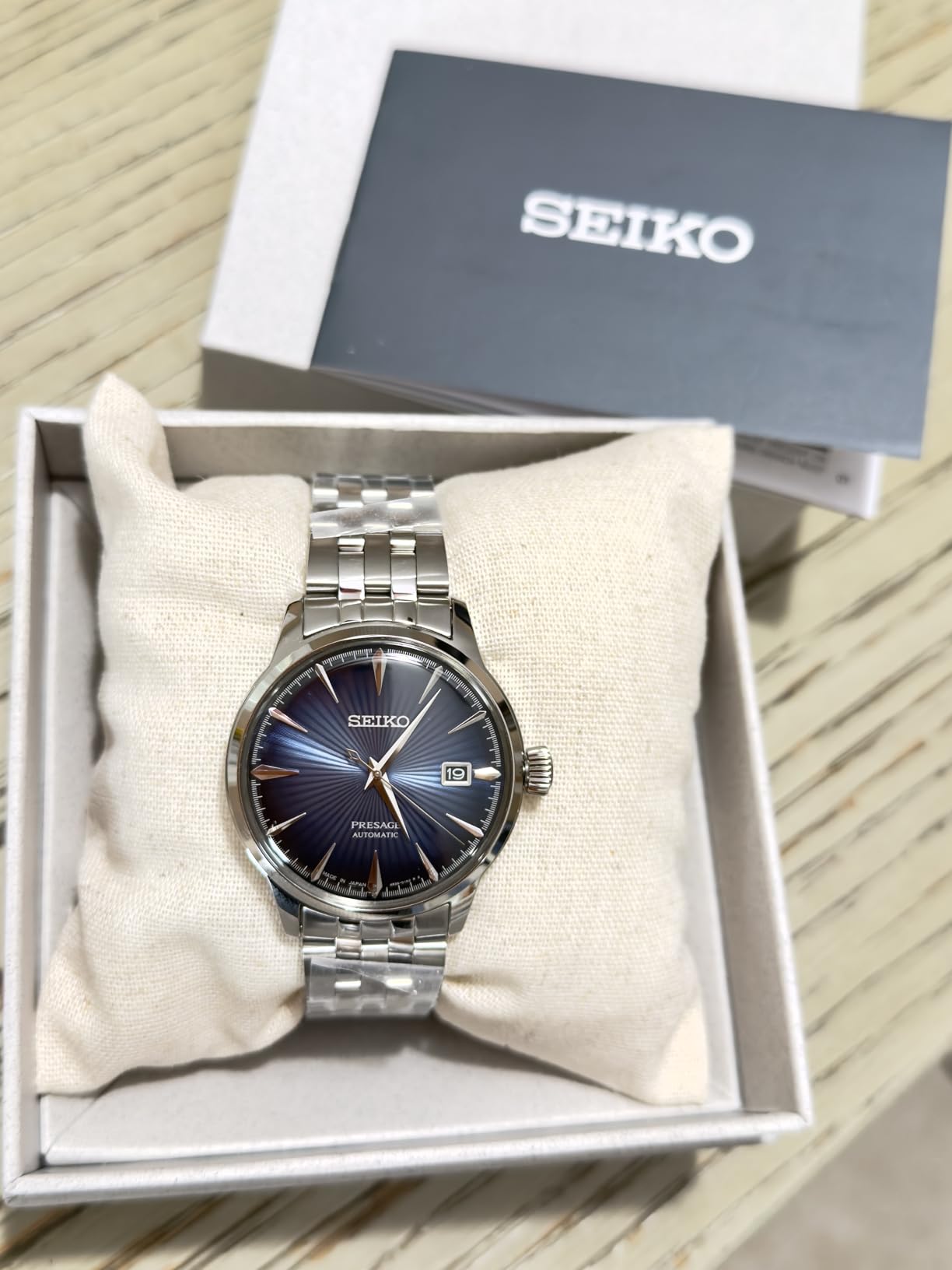 SEIKO Automatic Watch for Men - Presage Cocktail Time - Patterned Dial customer photo 1