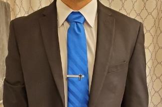 Tie Clips for Men, Mens Tie Clip Silver, Mens Tie Bars, Clip on Tie for Men customer photo 2