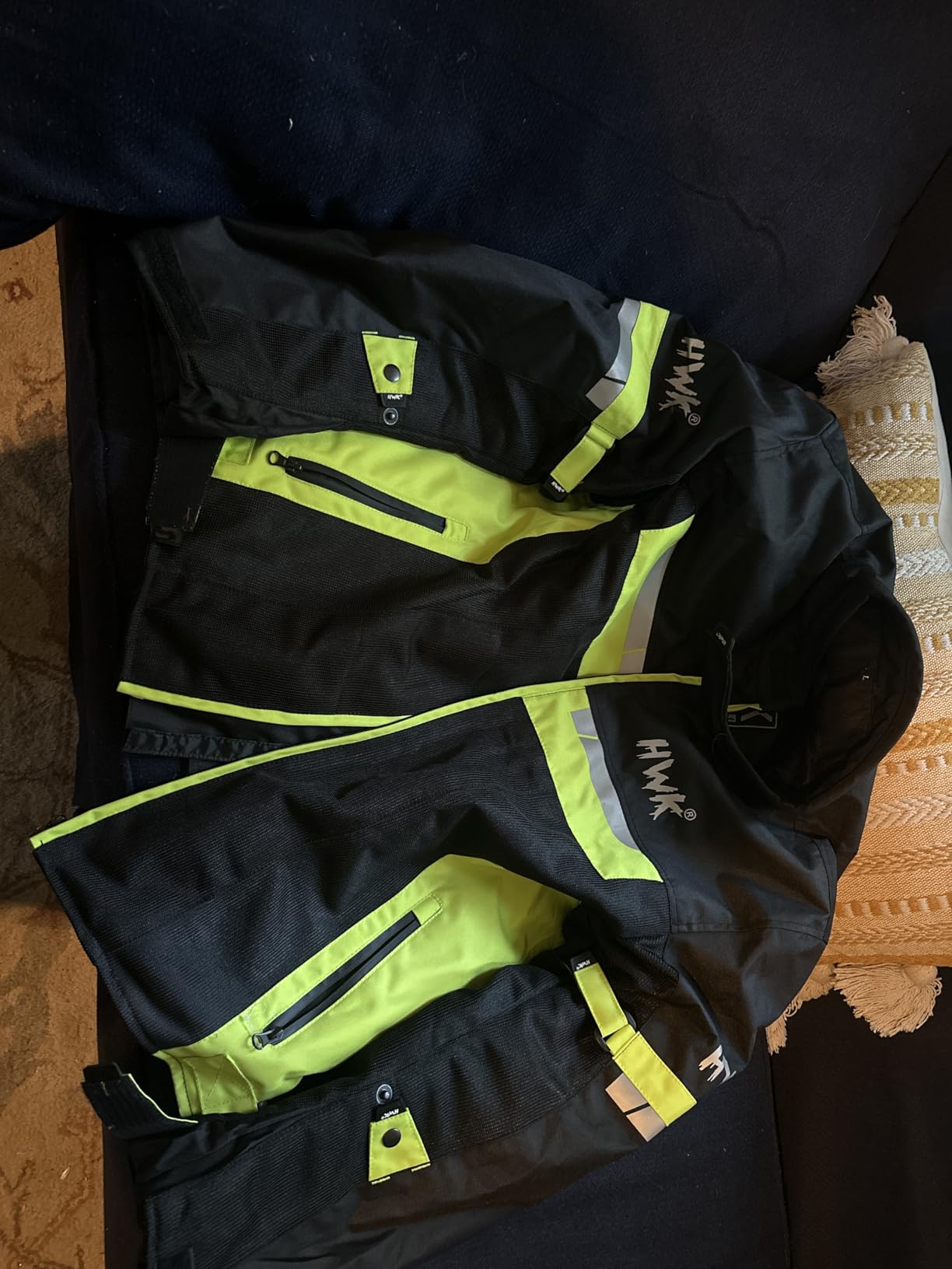 HWK Mesh Motorcycle Jacket Riding Air Motorbike Jacket Biker CE Armored Breathable customer photo 2