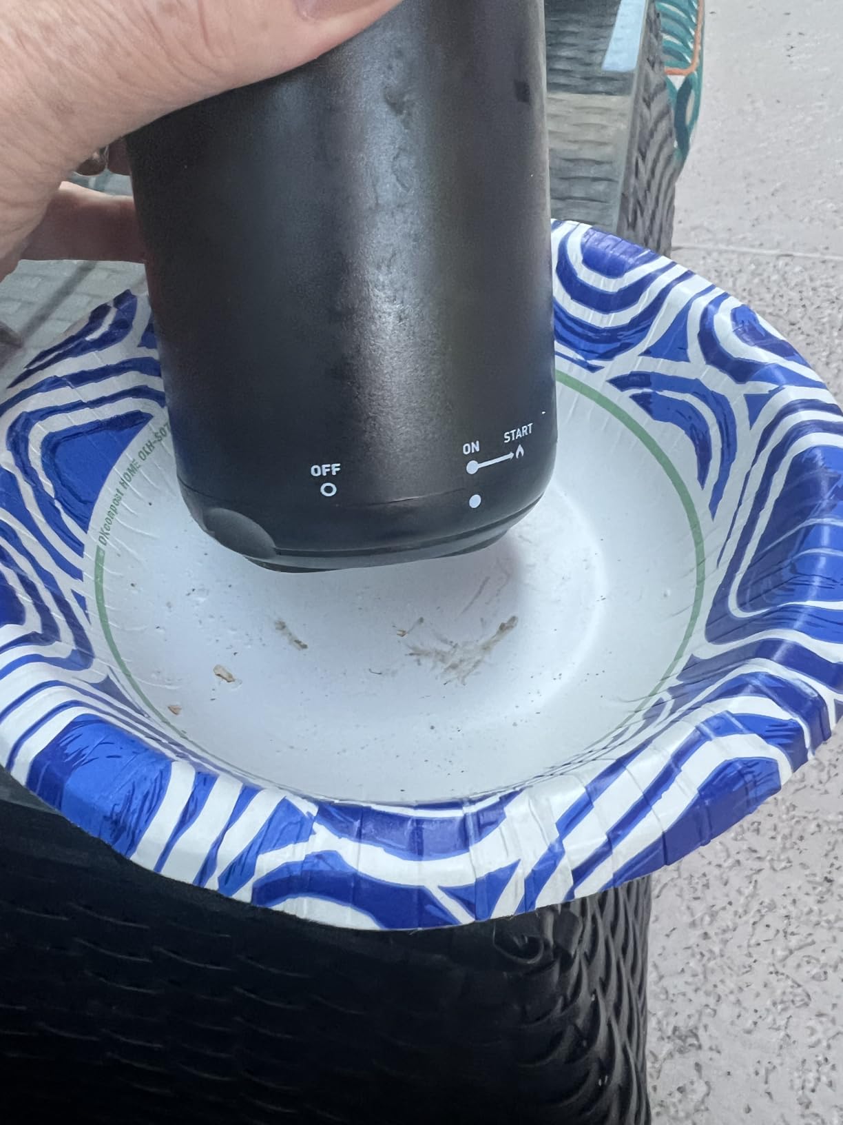 Thermacell Fuel-ZoneGuard Base Patio Shield Mosquito Repeller, Glacial Blue customer photo 2