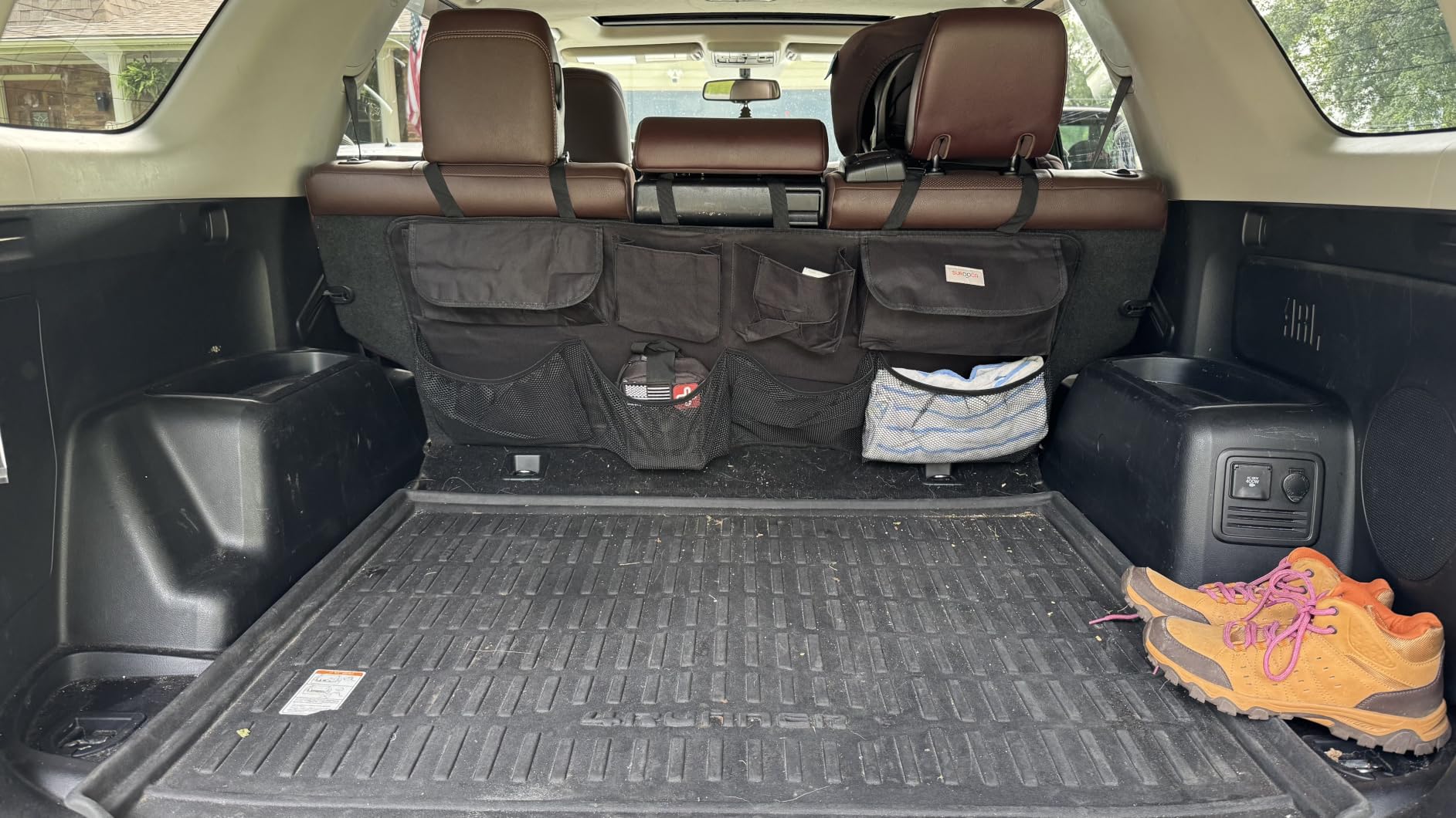 SURDOCA Car Trunk Organizer, LARGE CAPACITY Car Storage Bag with 8 Pockets, 7X Upgraded Trunk Storage Organizer for Car, SUV, Truck, MPV customer photo 1