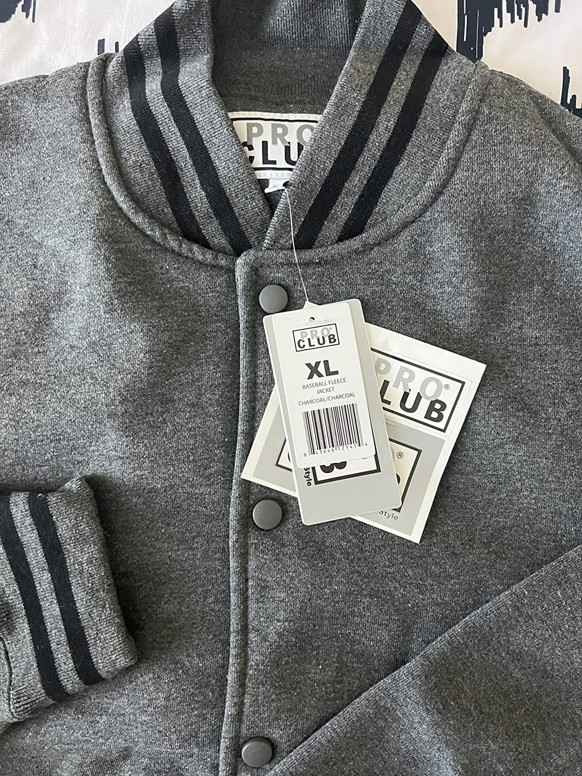 Pro Club Men's Varsity Fleece Baseball Jacket customer photo 1