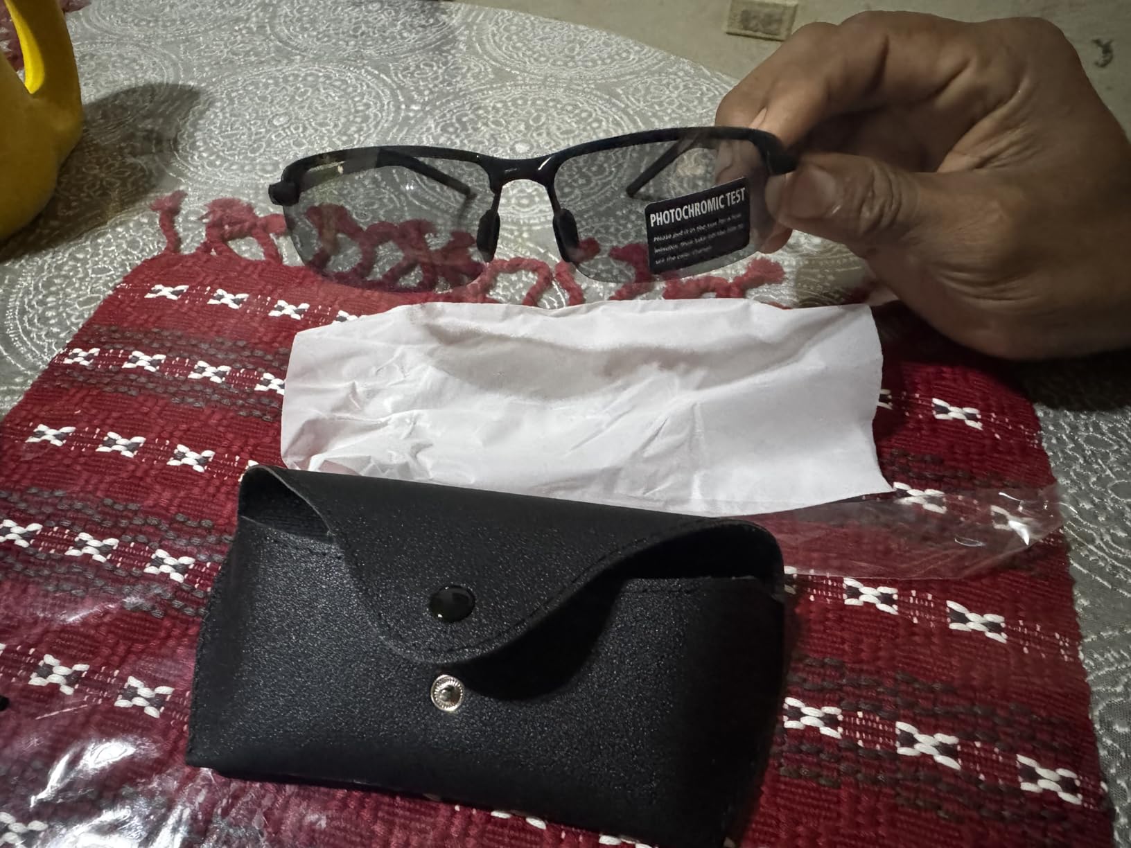 YIMI Polarized Photochromic Driving z87 Sunglasses For Men Women Day and Night safety glasses customer photo 1