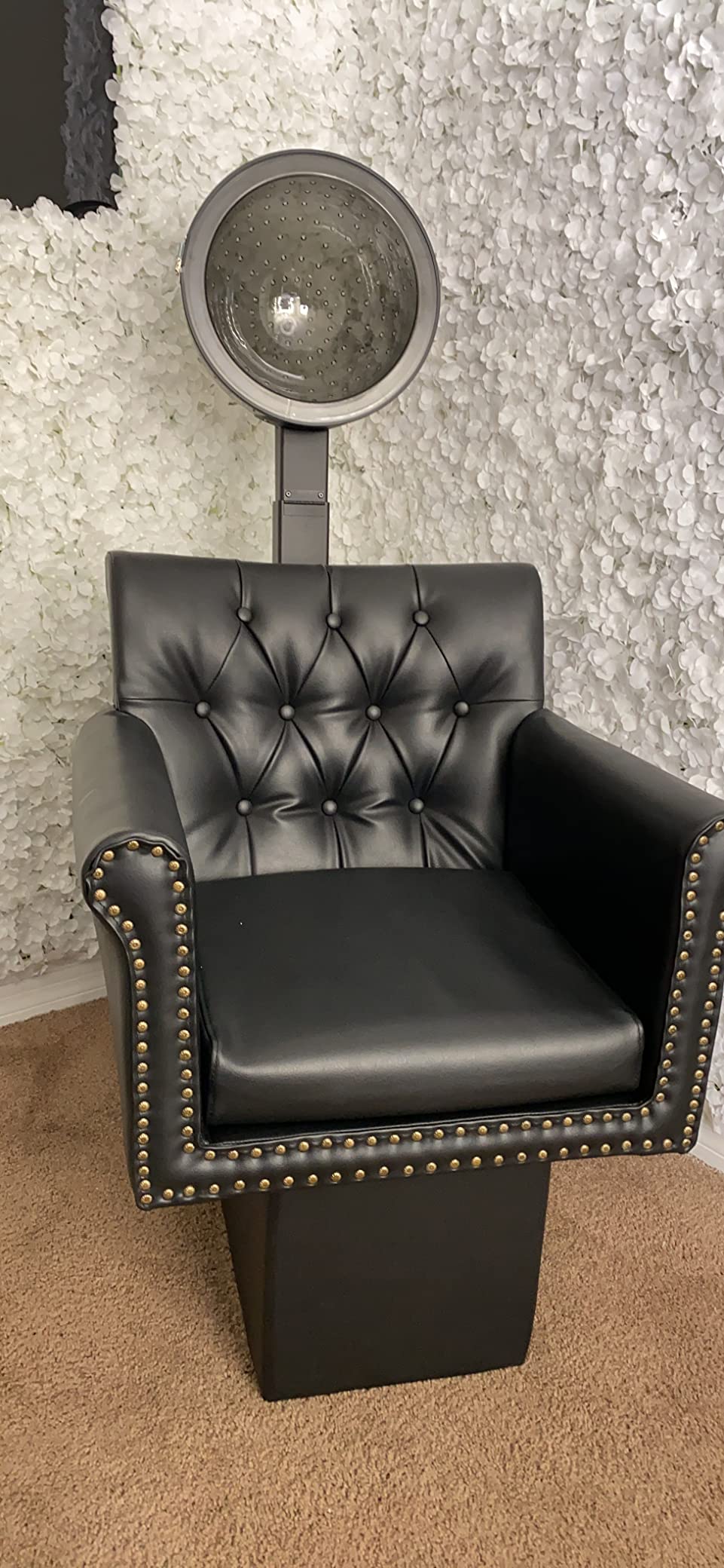 Buy-Rite Chelsea Hair Dryer Chair Combo 980W Adjustable Hood Black customer photo 1