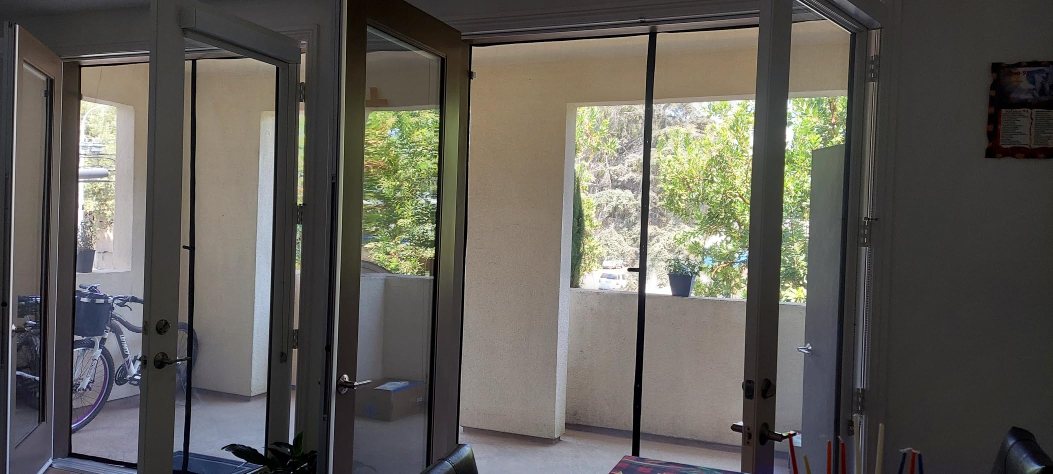 MAGZO Magnetic Screen Door Fits Door Size 36