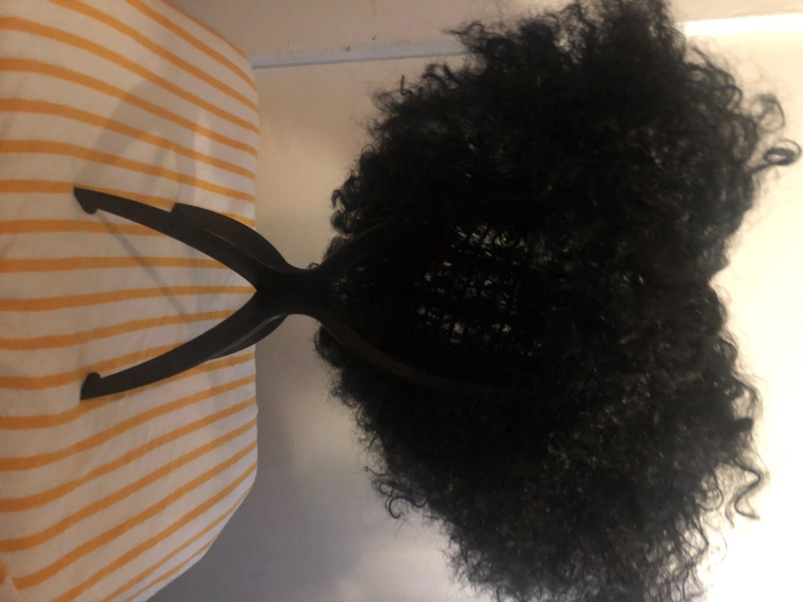 Dreamlover Wig Head Stand for Travel, Wig Drying Stand, Black, 2 Packs customer photo 2