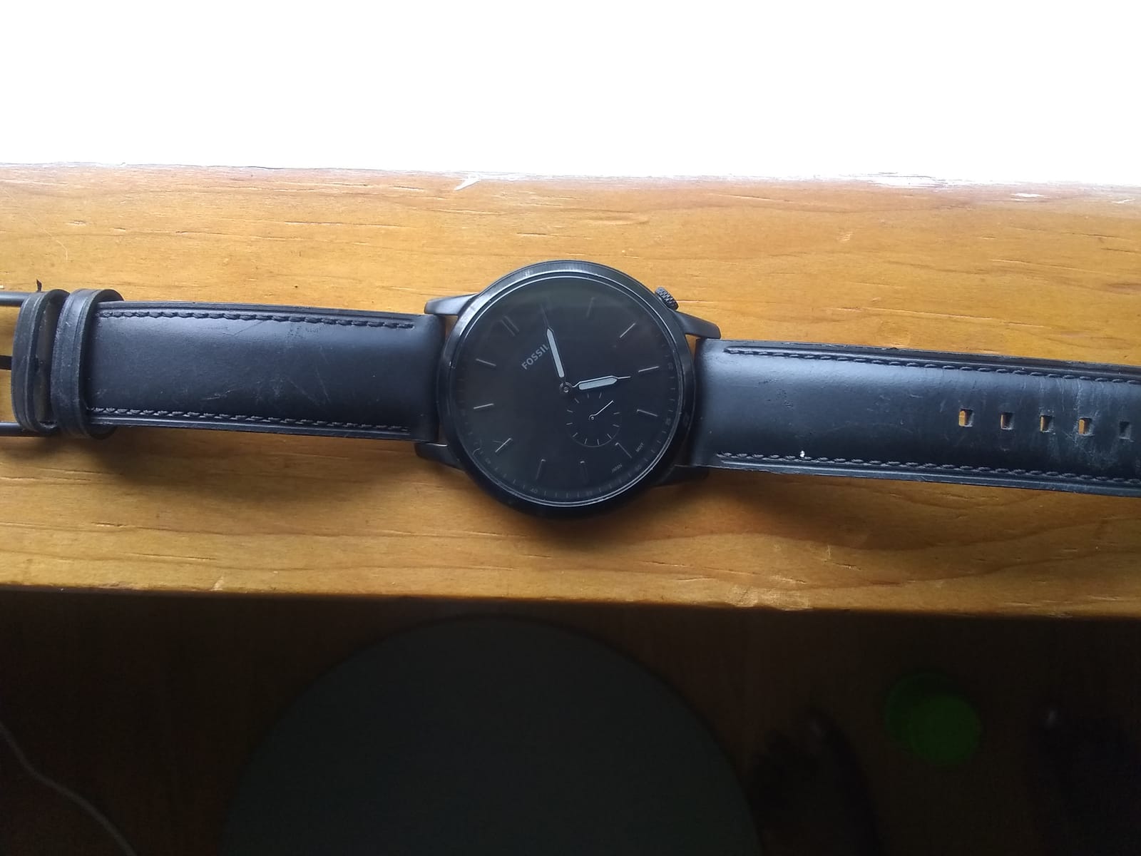 Fossil Men's Minimalist Quartz Stainless Steel Three-Hand Watch for Men customer photo 2
