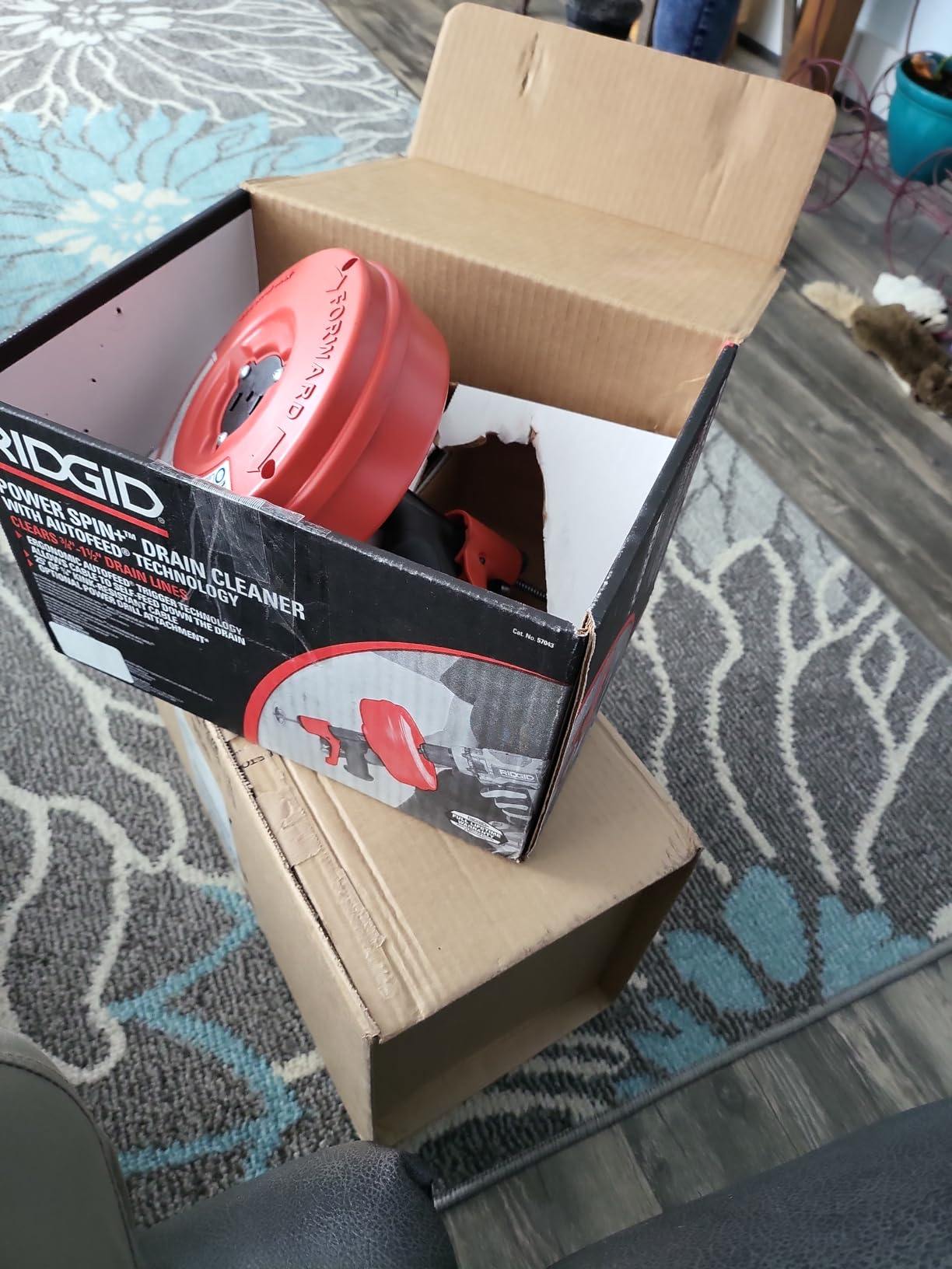 Ridgid 57043 POWER SPIN+ Power Spinner Drain Cleaner customer photo 1
