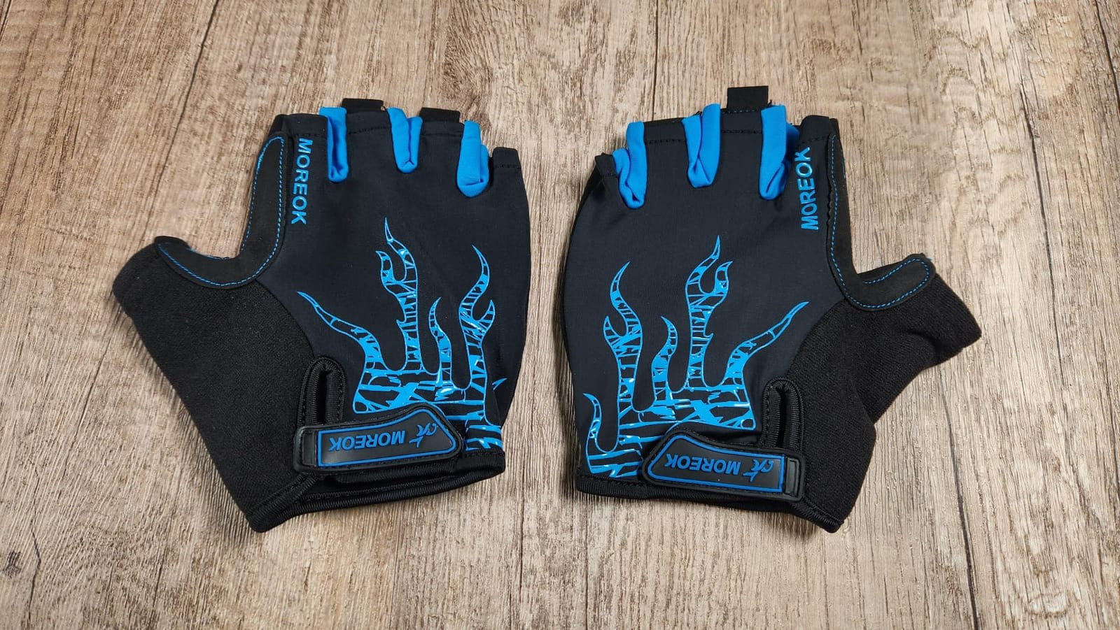 MOREOK Cycling Gloves Bike Bicycle Gloves, Half Finger 5MM Gel Anti-Slip | Biking Gloves for Men Women Gym workout exercise Motorcycle Hiking Rowing Outdoor Sports customer photo 1