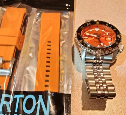 BARTON Elite Silicone Watch Bands - Quick Release - Choose Strap Color & Buckle Color (Stainless Steel, Black PVD or Gunmetal Grey) - 18mm, 20mm, 22mm & 24mm Watch Straps customer photo 1