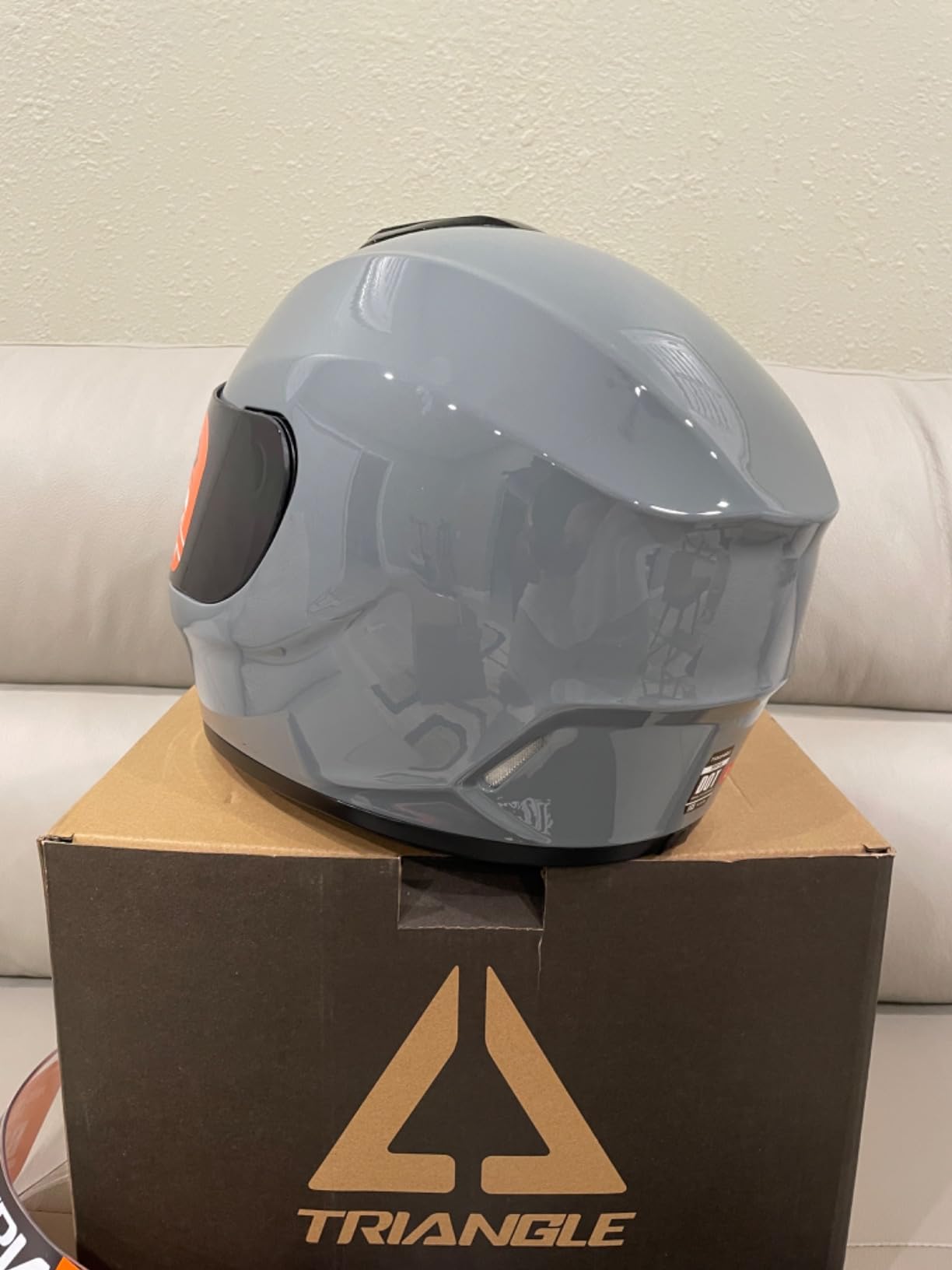 TRIANGLE Full Face Motorcycle Helmet DOT Approved Men Women, Street Bike customer photo 2