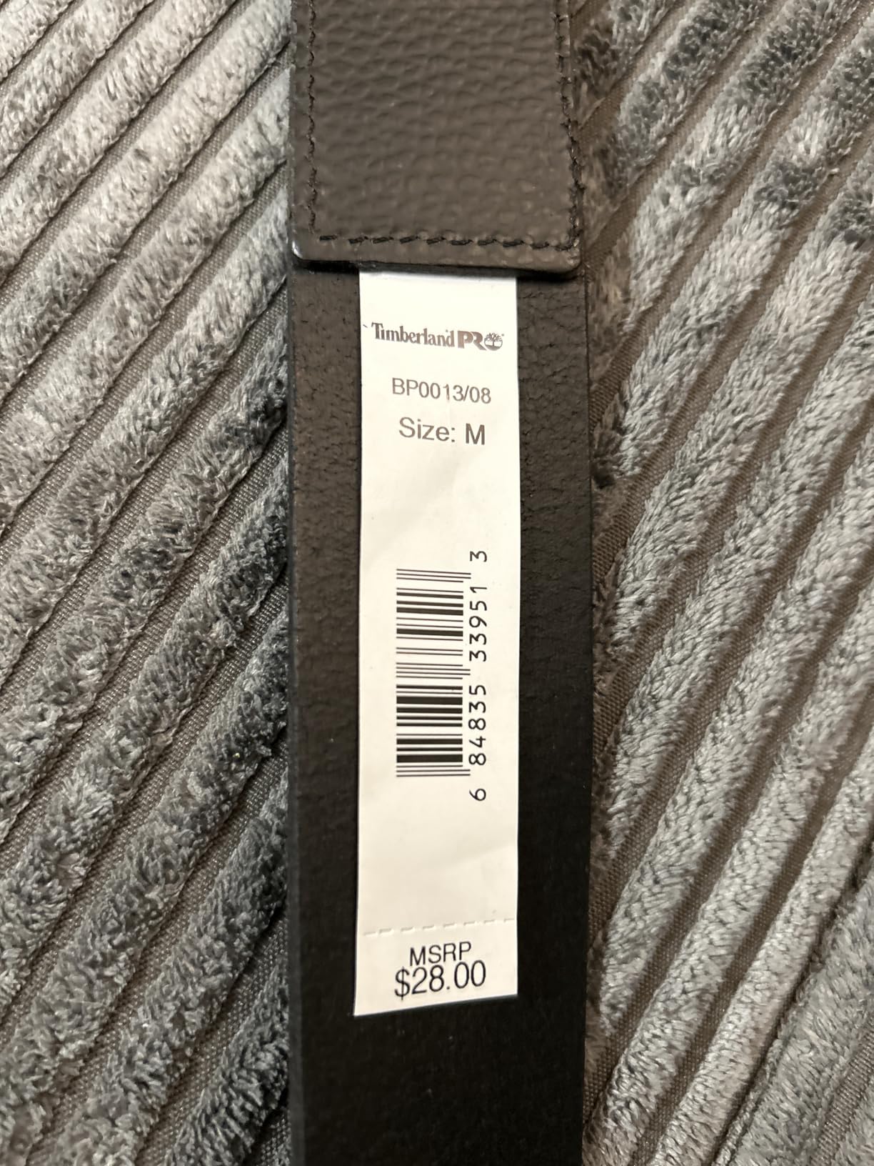 Timberland PRO 38mm Boot Leather Belt customer photo 1