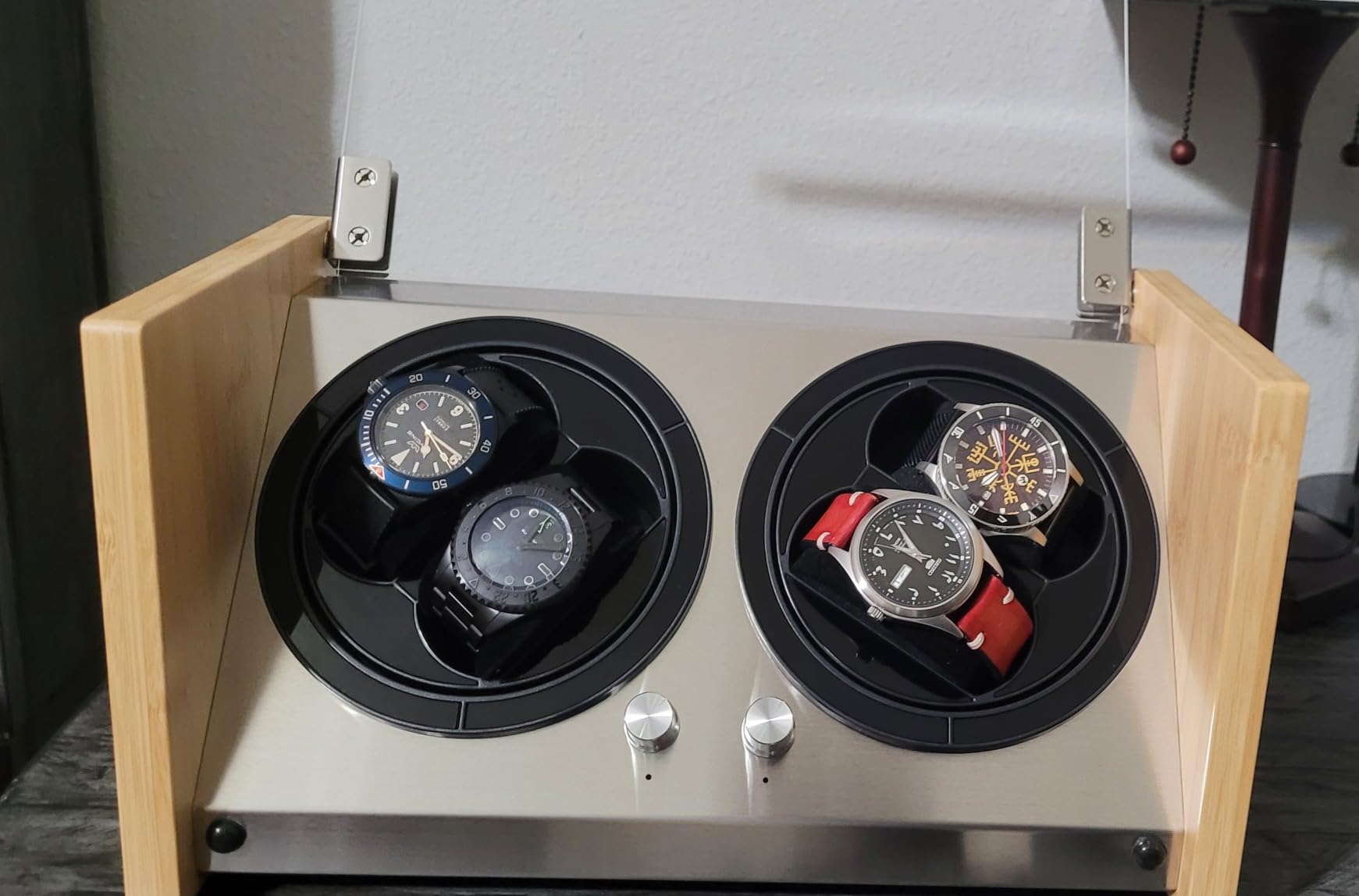 Watch Winder Smith Bamboo 2/4 Watch Winder for Automatic Watches customer photo 1