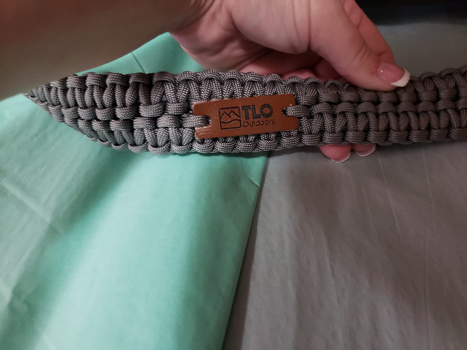 TLO Outdoors Paracord Gun Sling - Tactical 2-Point Rifle Sling, Extra Wide, Adjustable Strap with Swivels for Rifle, Shotgun, and Crossbow for Hunting, Shooting, Gun Safety (550 Rated Nylon) customer photo 2