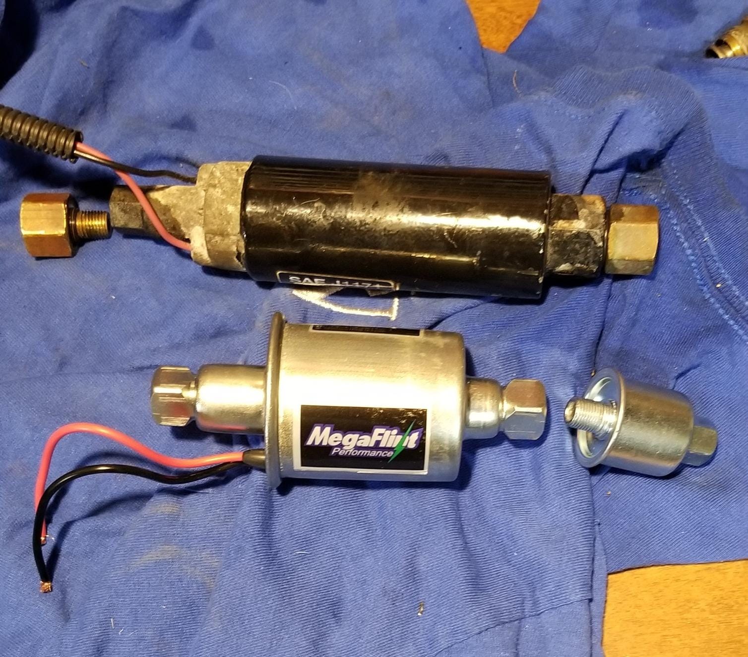 Inline Fuel Pump 12V Universal Electric Fuel Pump Low Pressure 5-9 PSI For Gas Diesel E8012S 1-2A | 30GPH | 5/16Inch customer photo 2