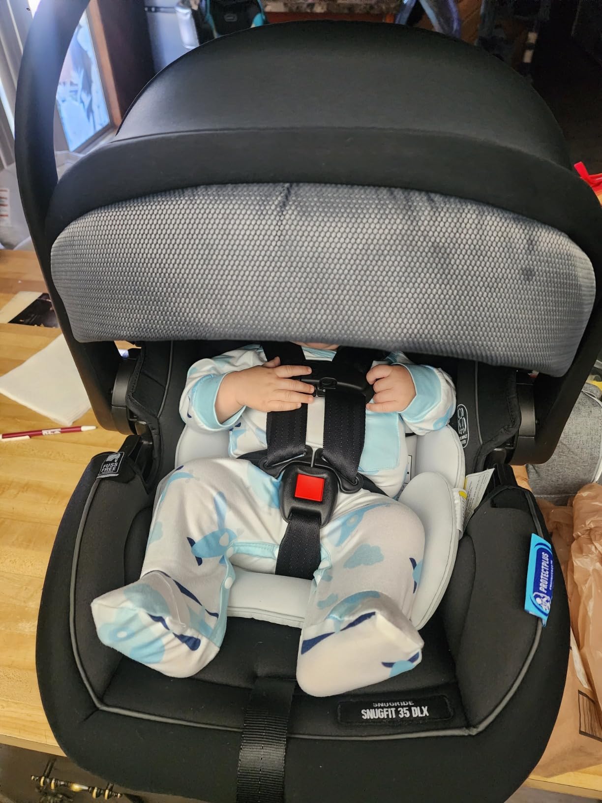 Graco SnugRide SnugLock LX Infant Car Seat, Rear Facing Baby Car Seat featuring TrueShield Technology, Baby Registry Must Have, Great Gift for New Parents customer photo 1