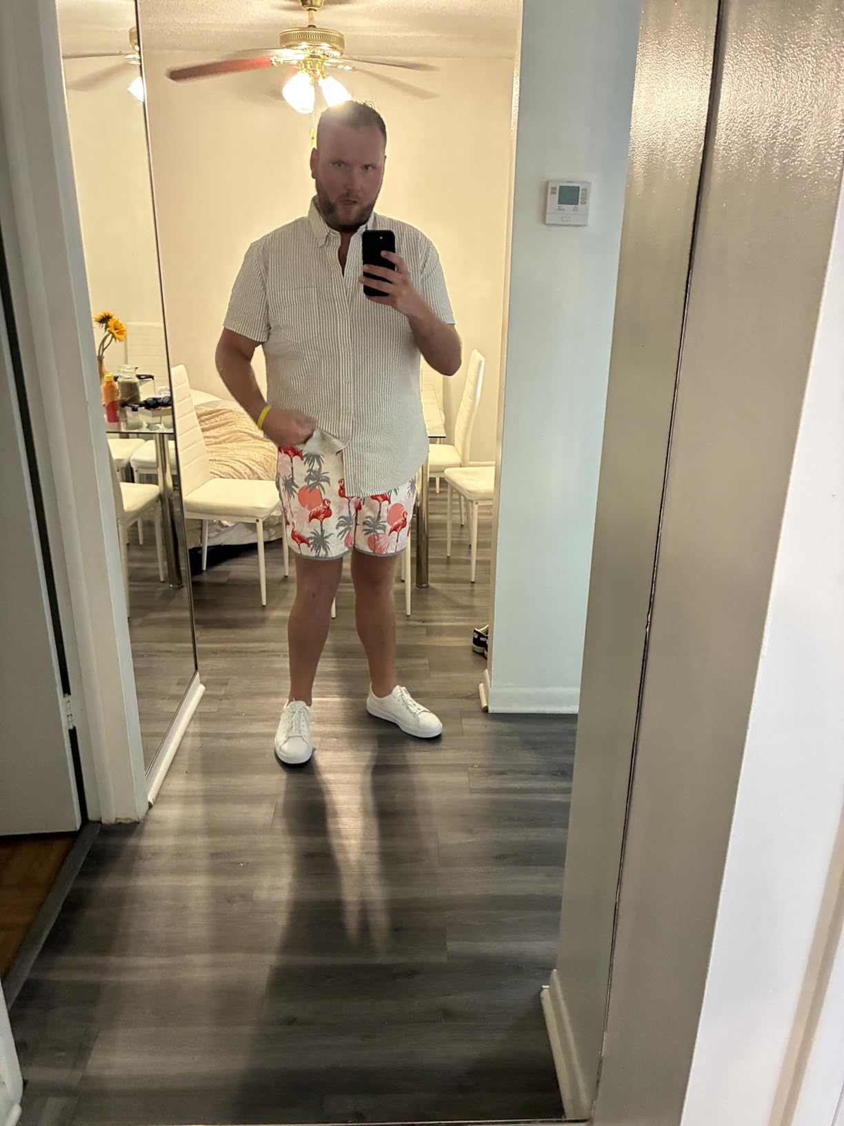 maamgic Mens Boys Short 80s 90s Vintage Swim Trunks with Mesh Lining Quick Dry Swim Suits Board Shorts customer photo 1