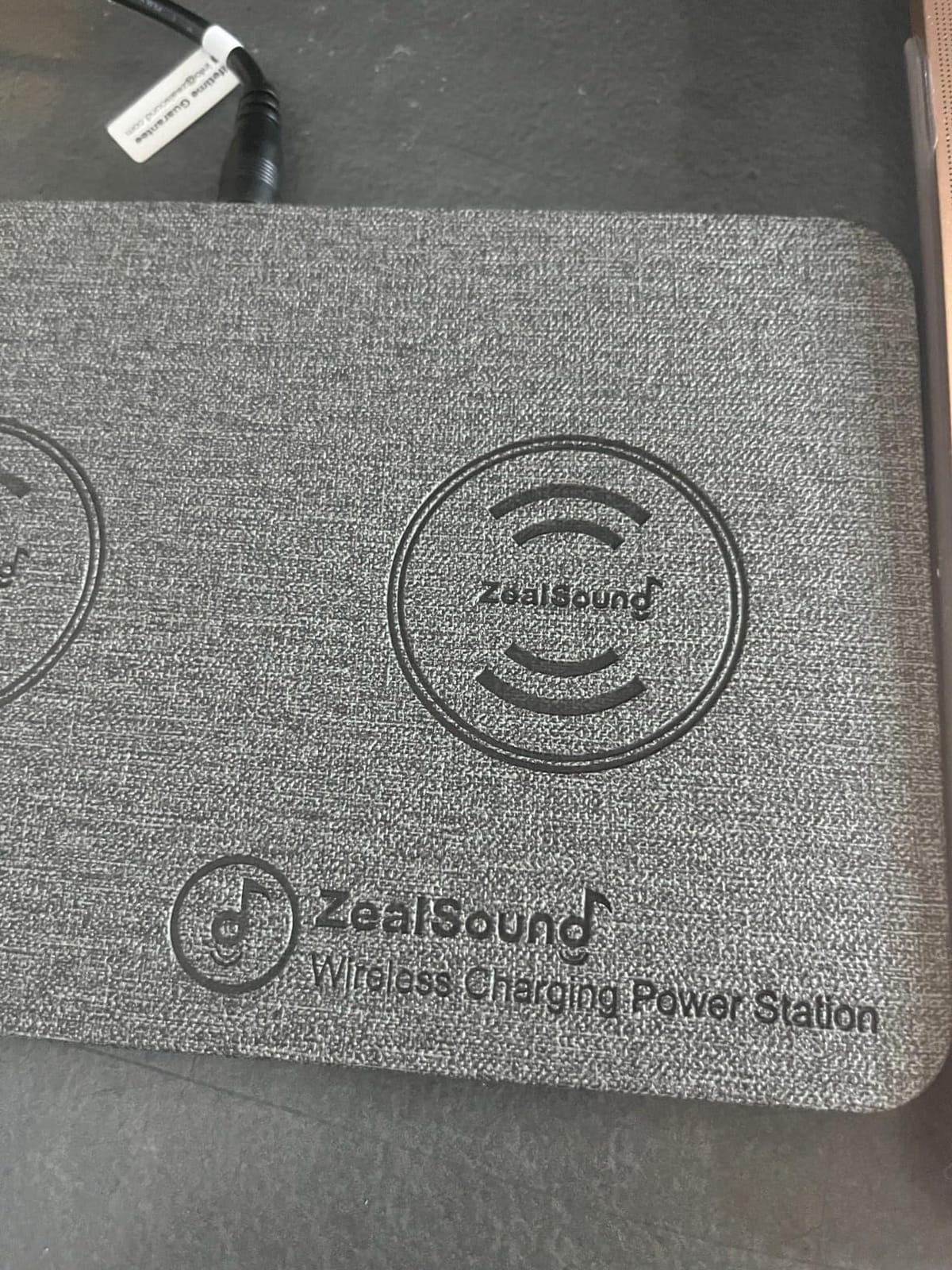 ZealSound Wireless Charging Pad, 3 in 1 Charger Mat for iPhone, Samsung Galaxy, Pixel, AirPods & Galaxy Buds, 24W Adapter Included, Ultra Slim, Case Friendly, PU Leather, for Home Office & Travel customer photo 2
