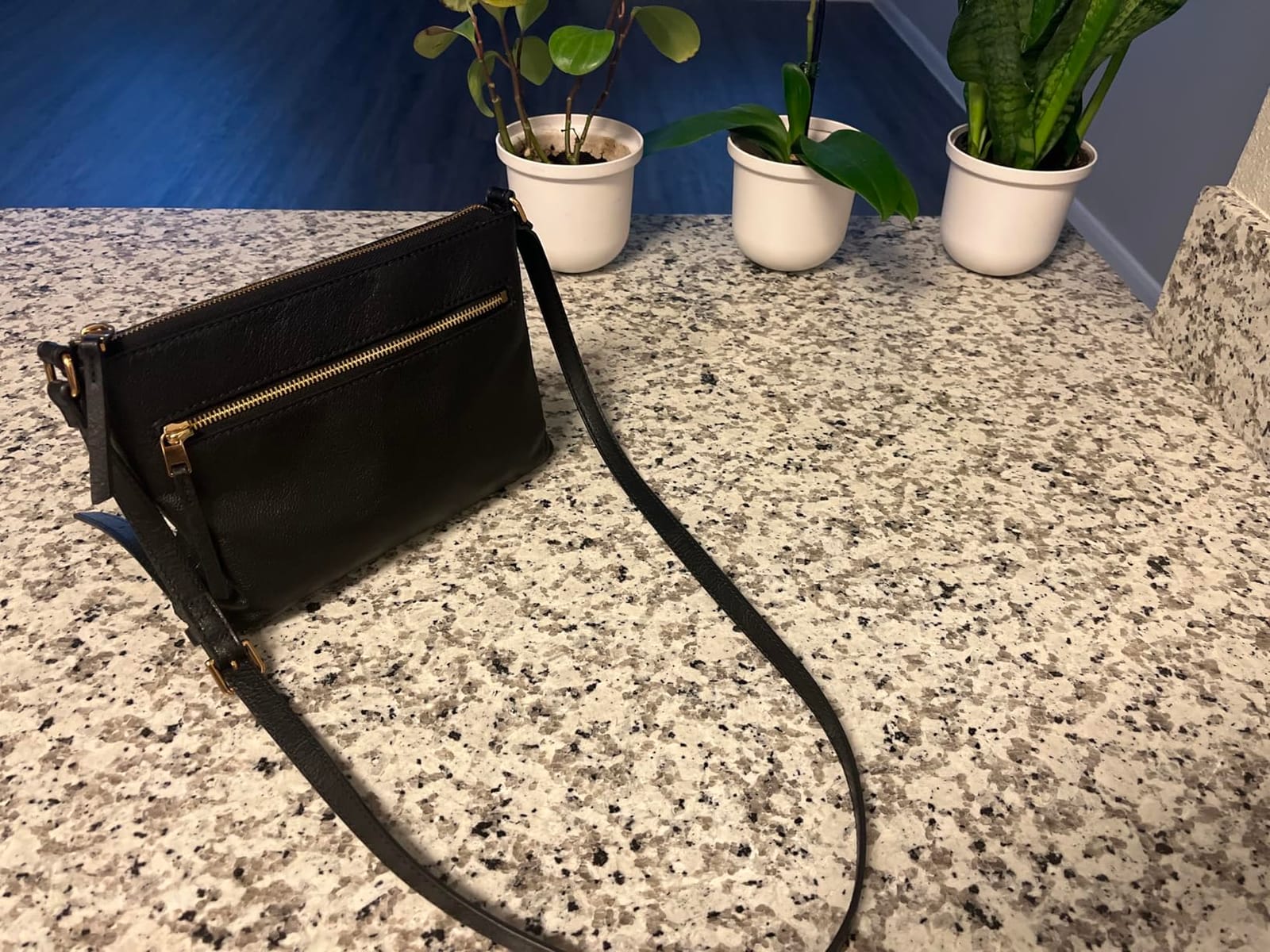 Fossil Women's Harper Leather Small Flap Crossbody Purse Handbag for Women customer photo 1