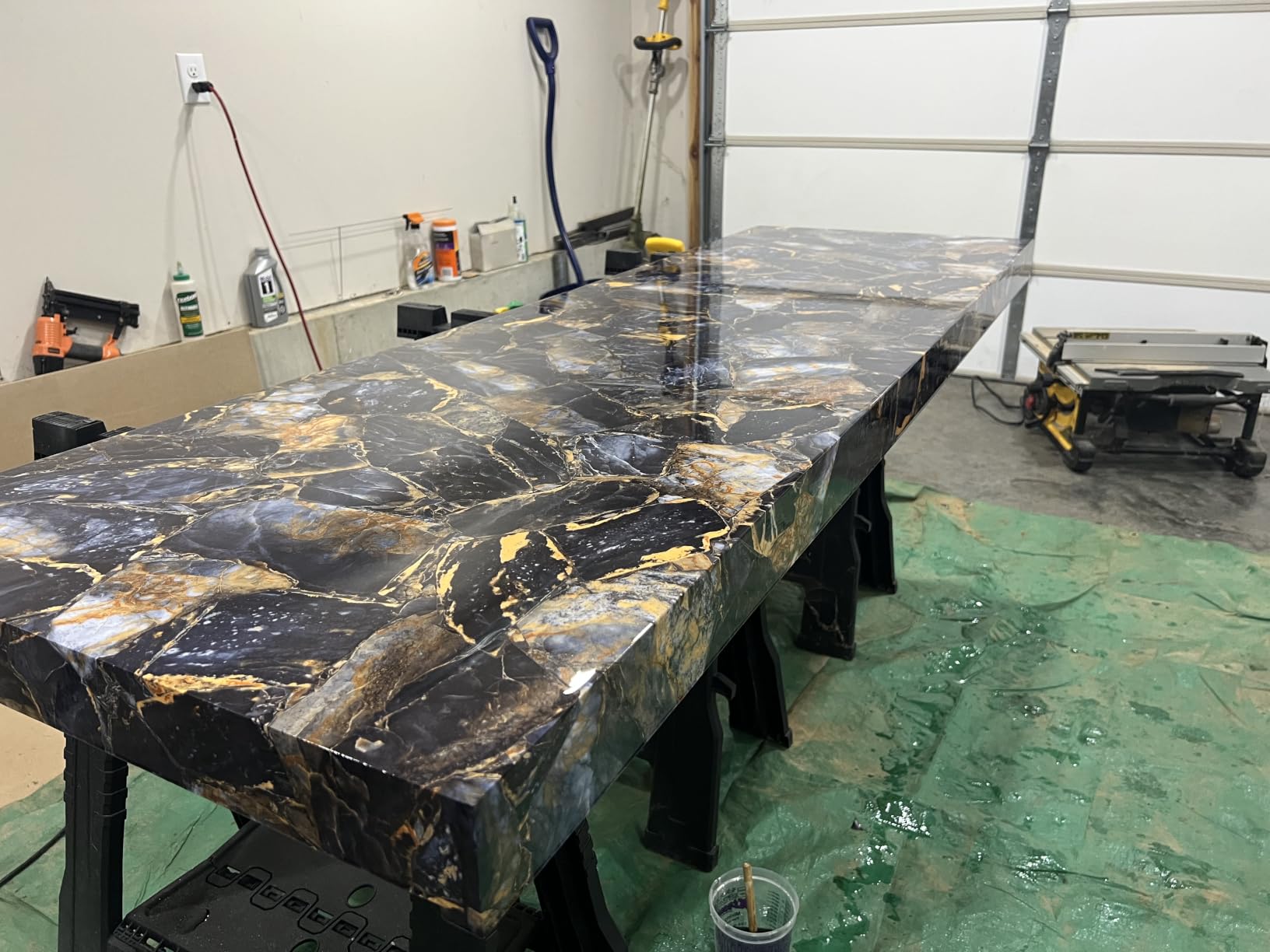 Superclear Table Top Epoxy Resin 2 Gallon Kit, Crystal Clear 1:1 Coating customer photo 2