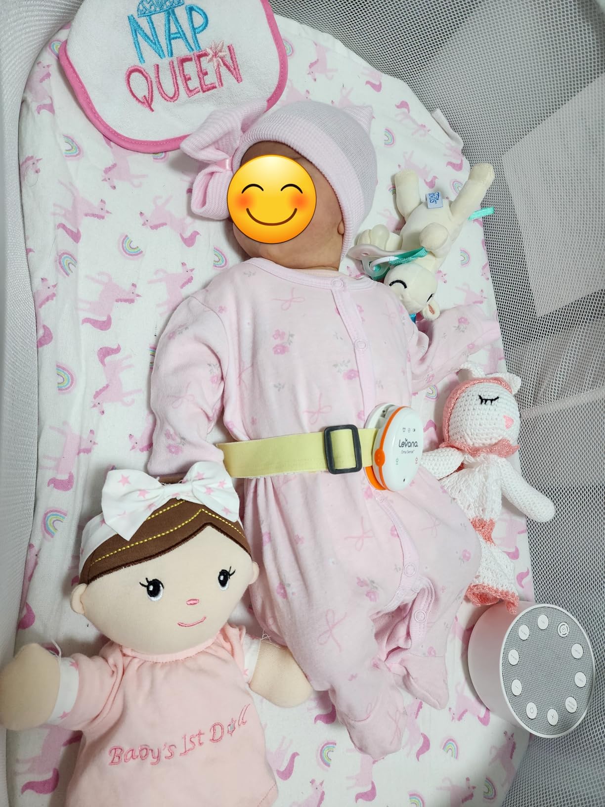 Levana Oma Sense Portable Baby Breathing Movement Monitor with Vibrations and Audible Alerts Designed to Stimulate Baby and Alert Parents customer photo 1