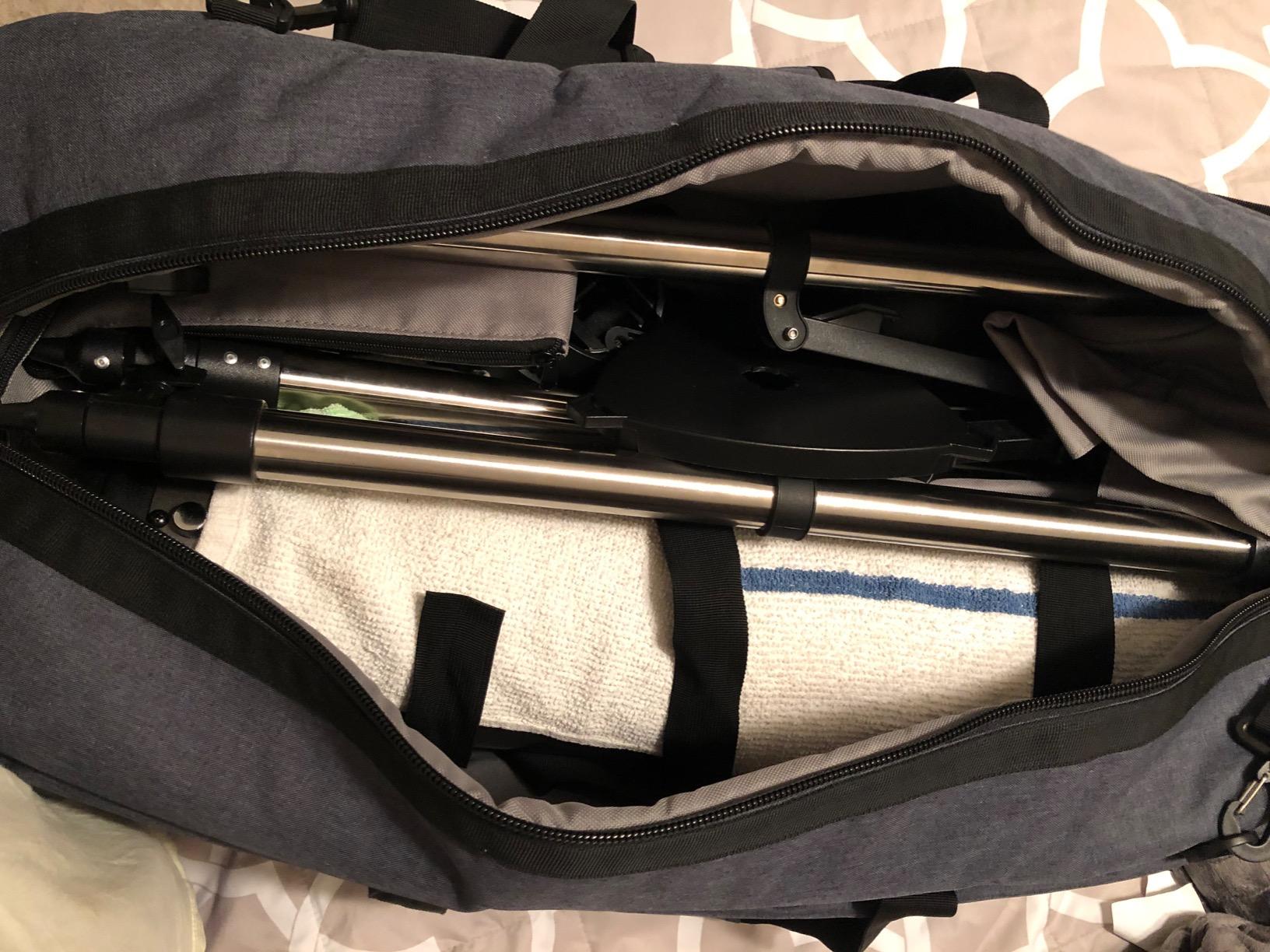 Multipurpose Telescope Bag – Shock-Absorbent Telescope Carrying Case with Adjustable Shoulder Strap and Extra Storage – Water Repellent (30 Inches) - Compatible with Celestron Telescope customer photo 1