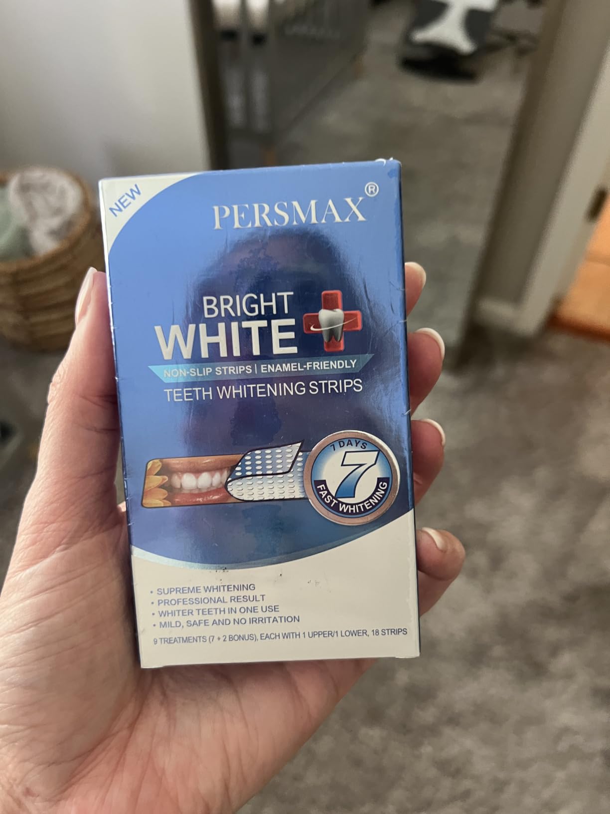 PERSMAX Teeth Whitening Strips – 14 Treatment, 28 Non-Slip Strips customer photo 2