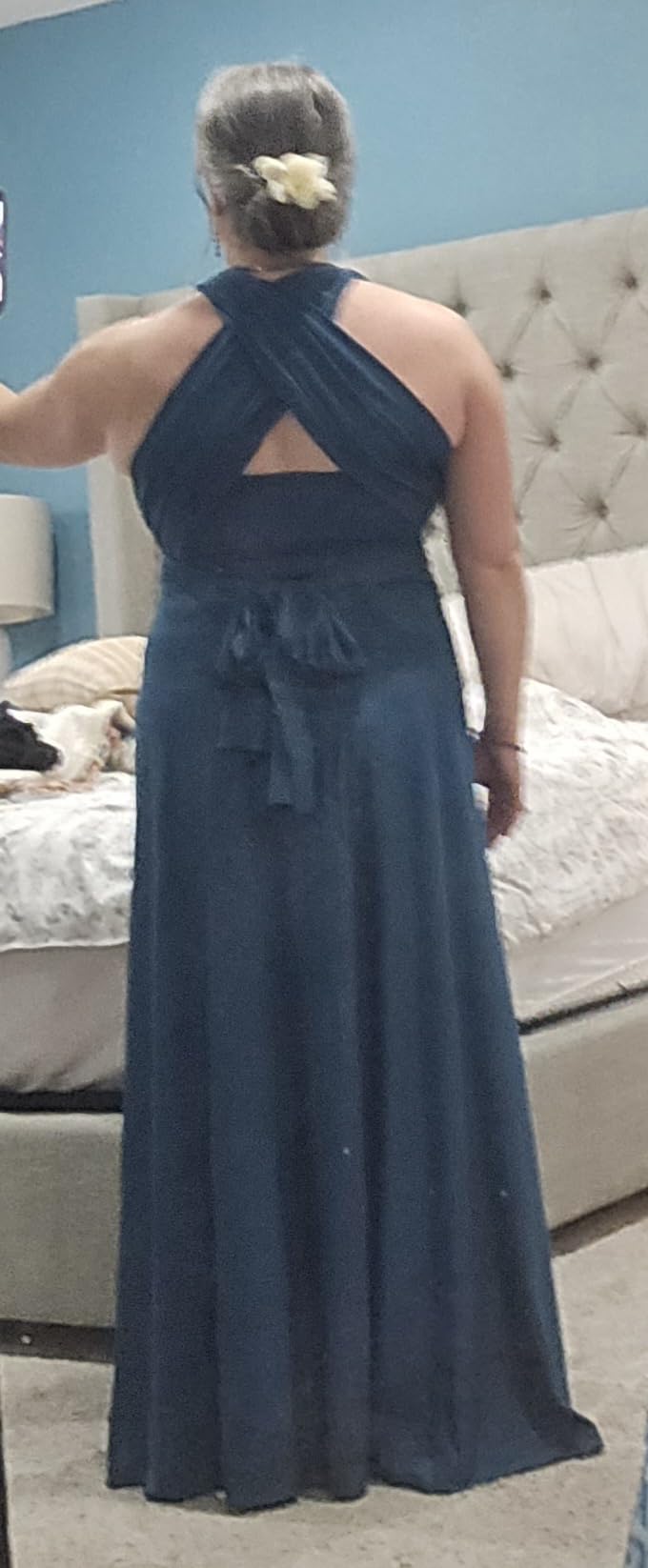72styles Maxi Infinity Dress for Bridesmaids, Convertible Multi-Way Wrap customer photo 2