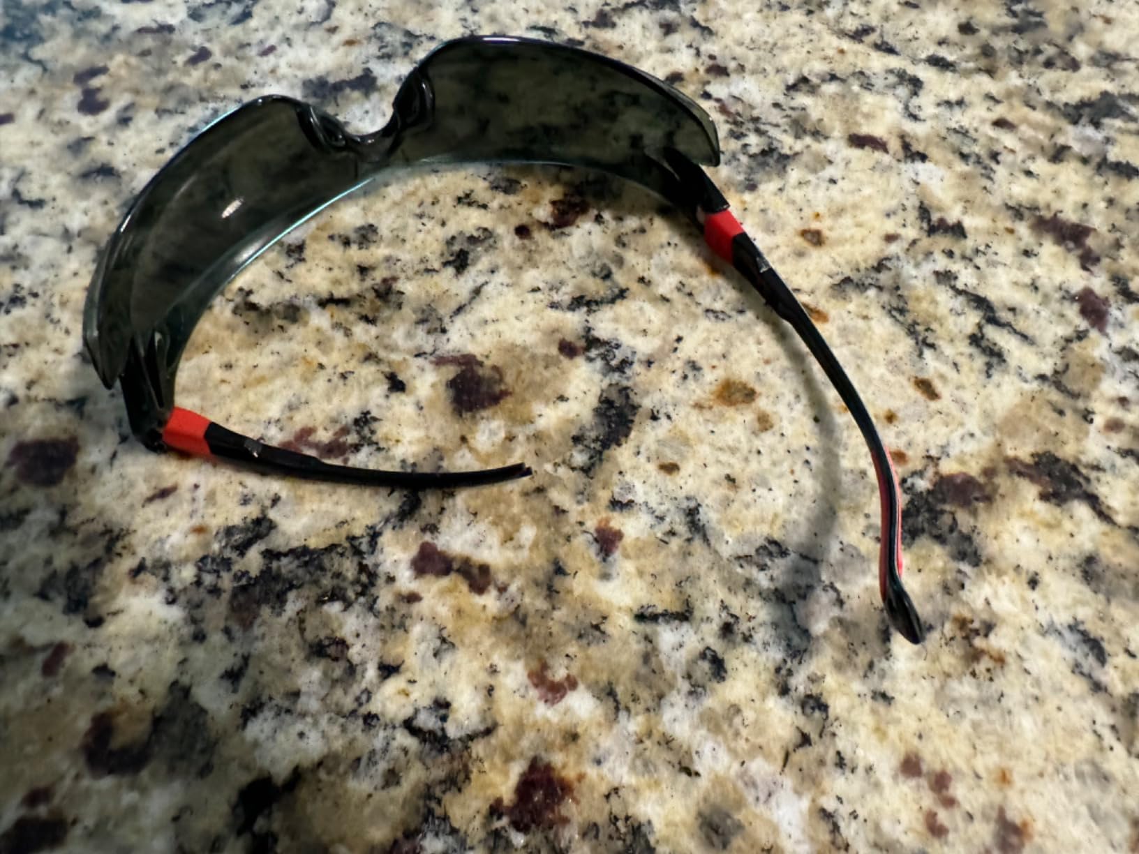 NoCry Safety Sunglasses with Green Tinted Wraparound Lenses; Tinted Safety Glasses for Men and Women with Adjustable Arms & No-Slip Grips; Work Glasses with UV 400 Protection; ANSI Z87.1 Rated customer photo 2