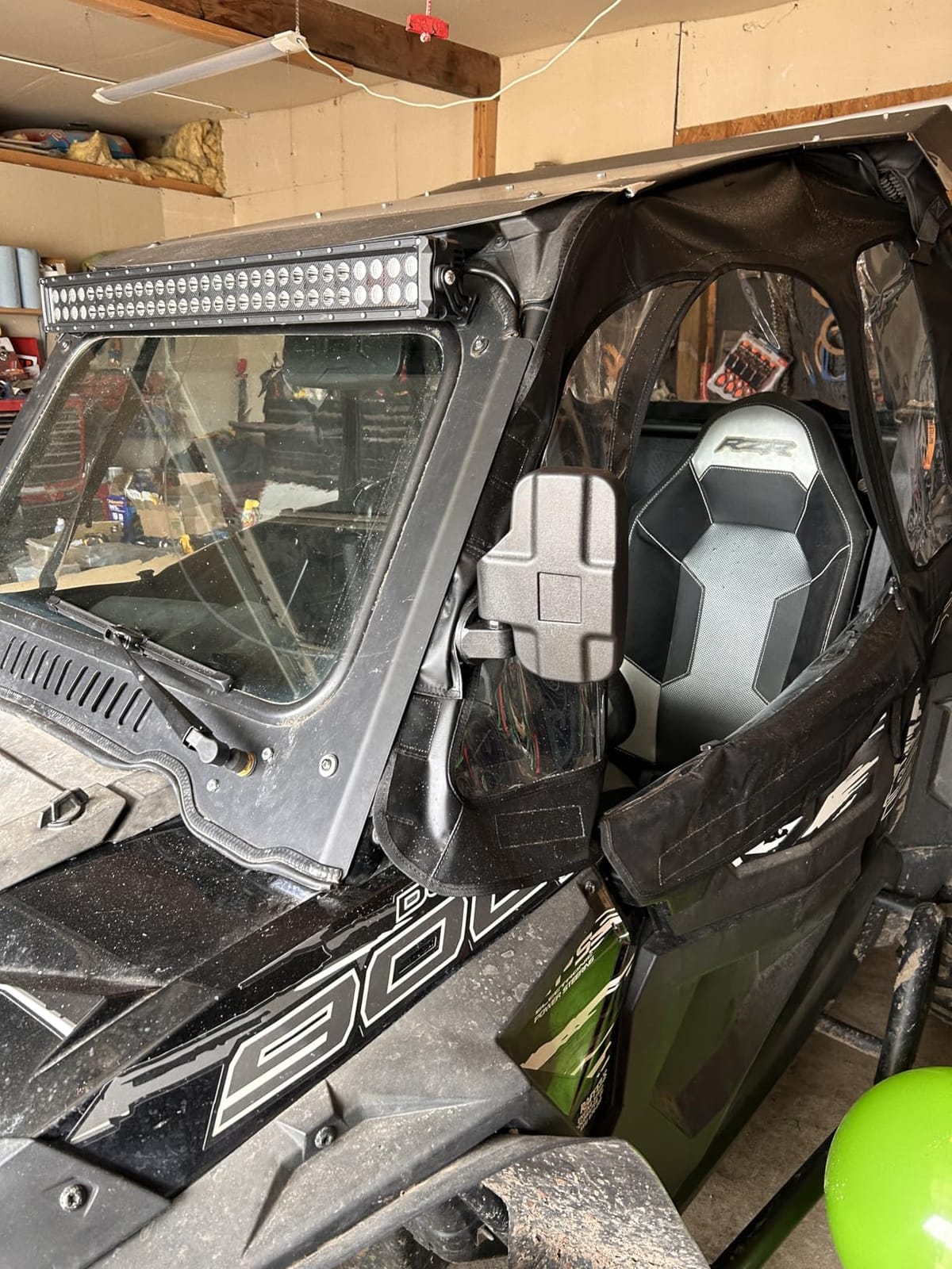 KEMIMOTO UTV Mirrors UTV Side Mirrors Fits 1.6 inch to 2 inch Roll Cage customer photo 1