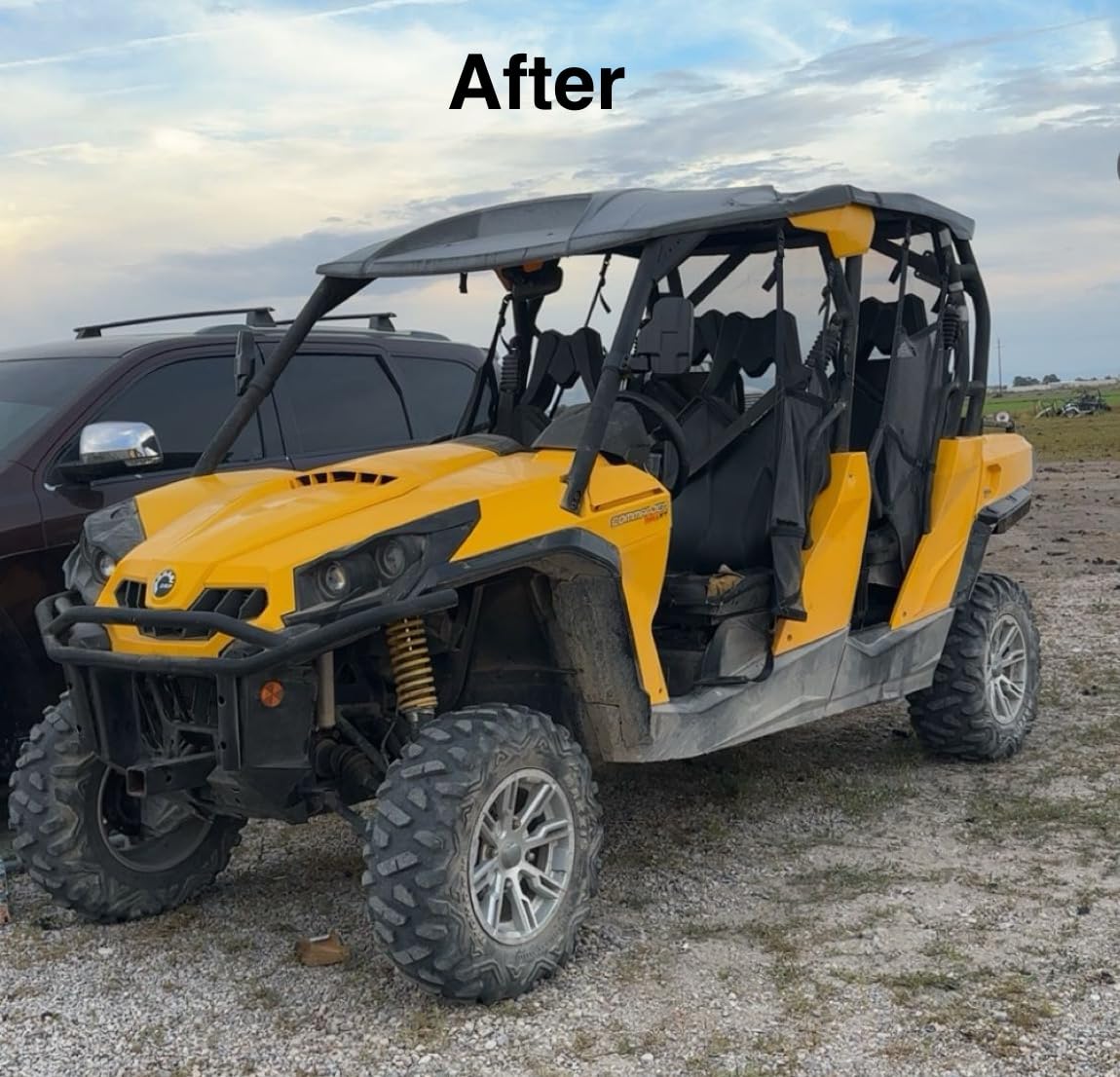 KEMIMOTO UTV Mirrors UTV Side Mirrors Fits 1.6 inch to 2 inch Roll Cage customer photo 2