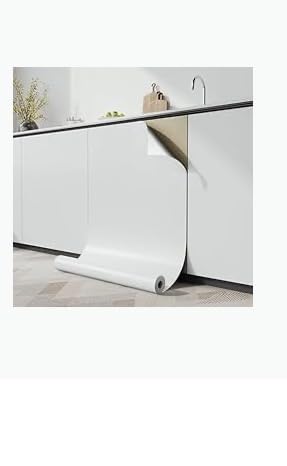 Peel and Stick Wallpaper Black Contact Paper for Cabinets and Drawers customer photo 2