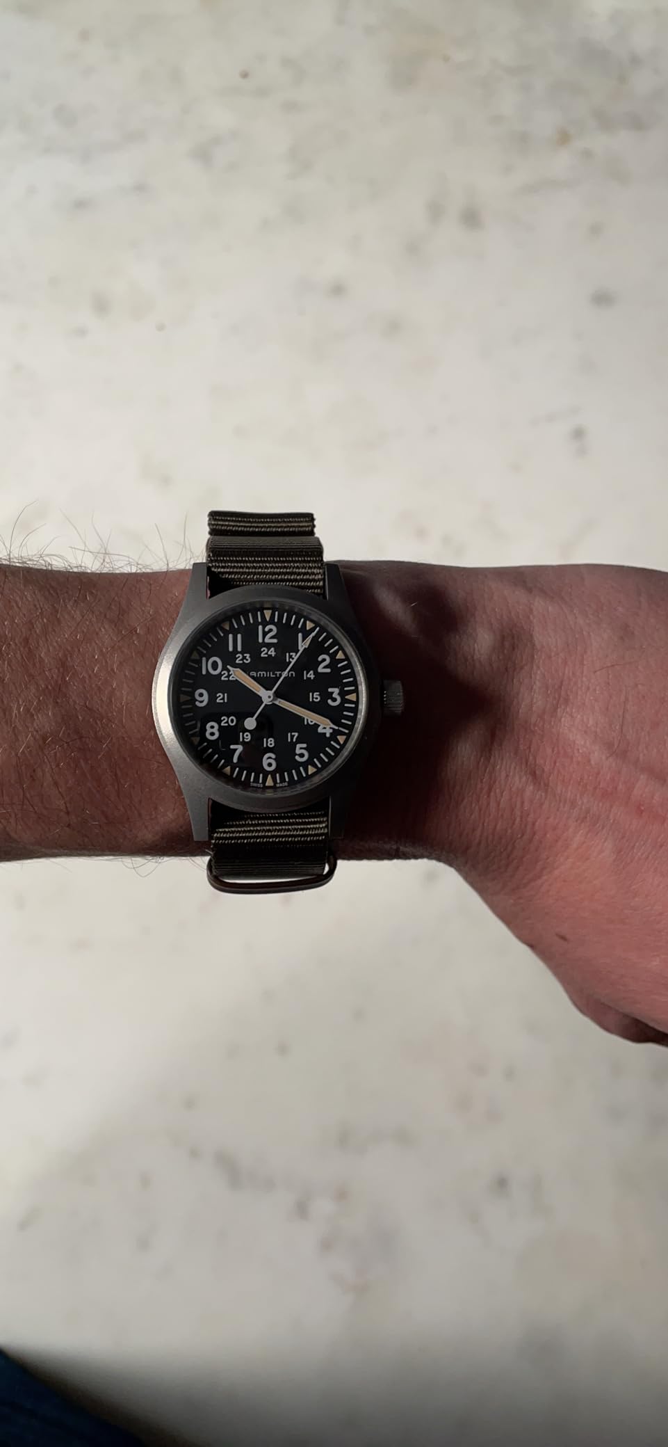 Hamilton Khaki Field Mechanical Men's Watch, 38mm Stainless Steel Case customer photo 2
