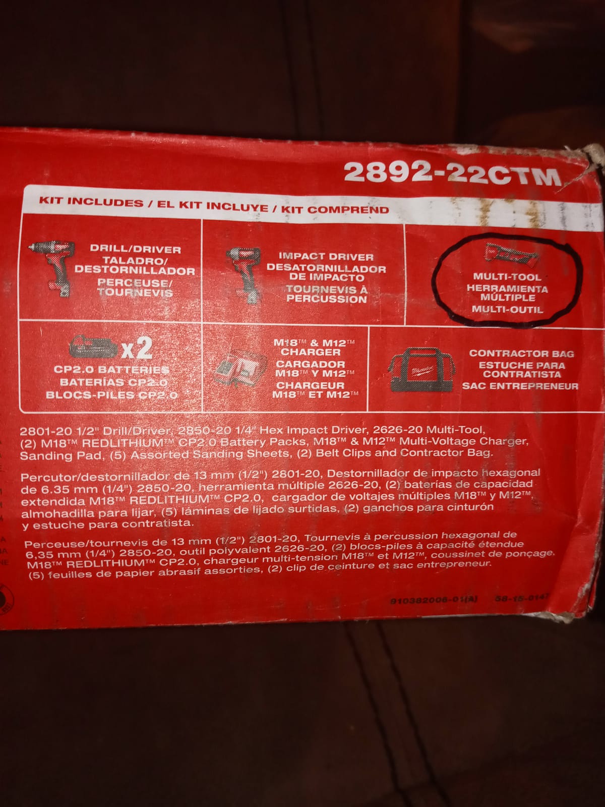 Milwaukee 2892-22CT M18 Compact Brushless 2-Tool Combo Kit, Drill Driver/Impact Driver customer photo 2