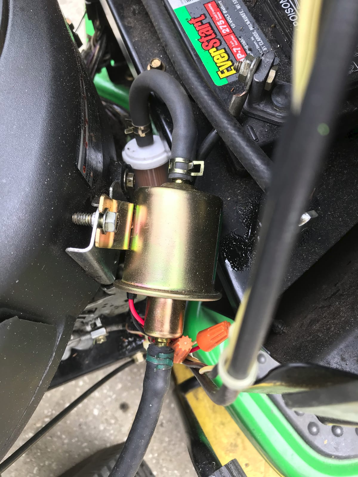 YONEDA Electric Fuel Pump, 12V Low Pressure Inline Universal Fuel Pump customer photo 2