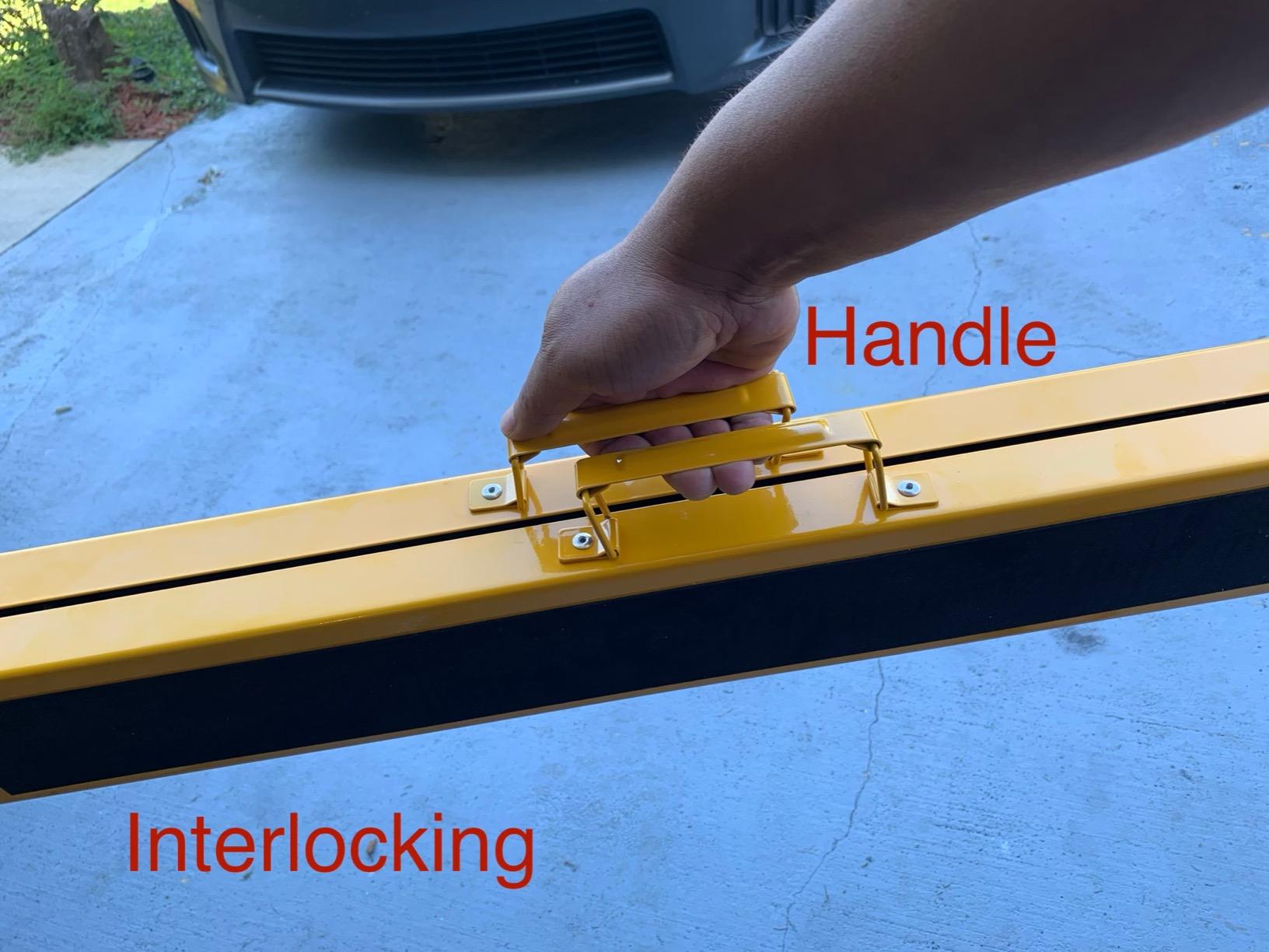 Forup Portable Folding Sawhorse, Heavy Duty Twin Pack, 275 lb Weight Capacity Each 2 Pack (Yellow) customer photo 2