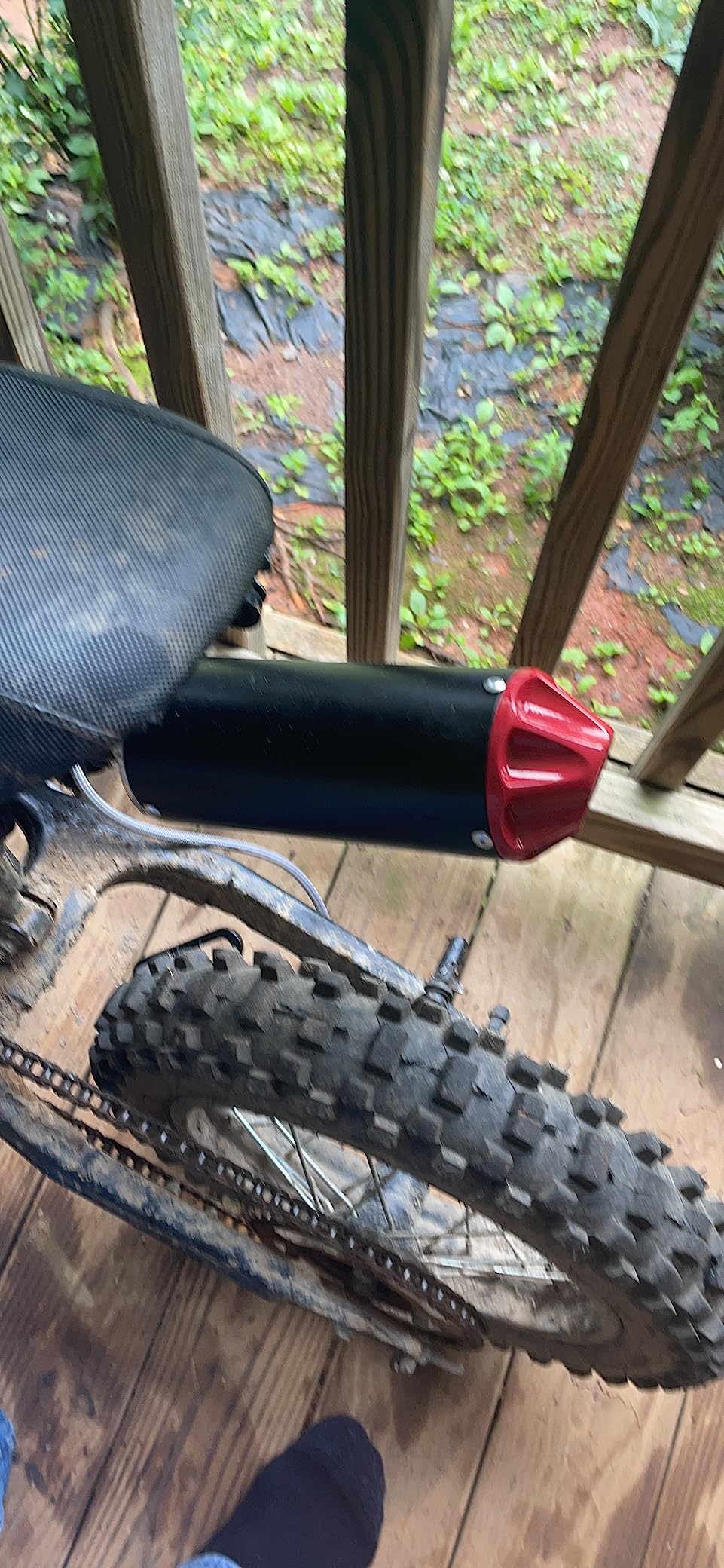 FLYPIG 28mm Dirt Bike Exhaust Muffler Pipe Silencer for XR50 CRF50 50cc customer photo 2